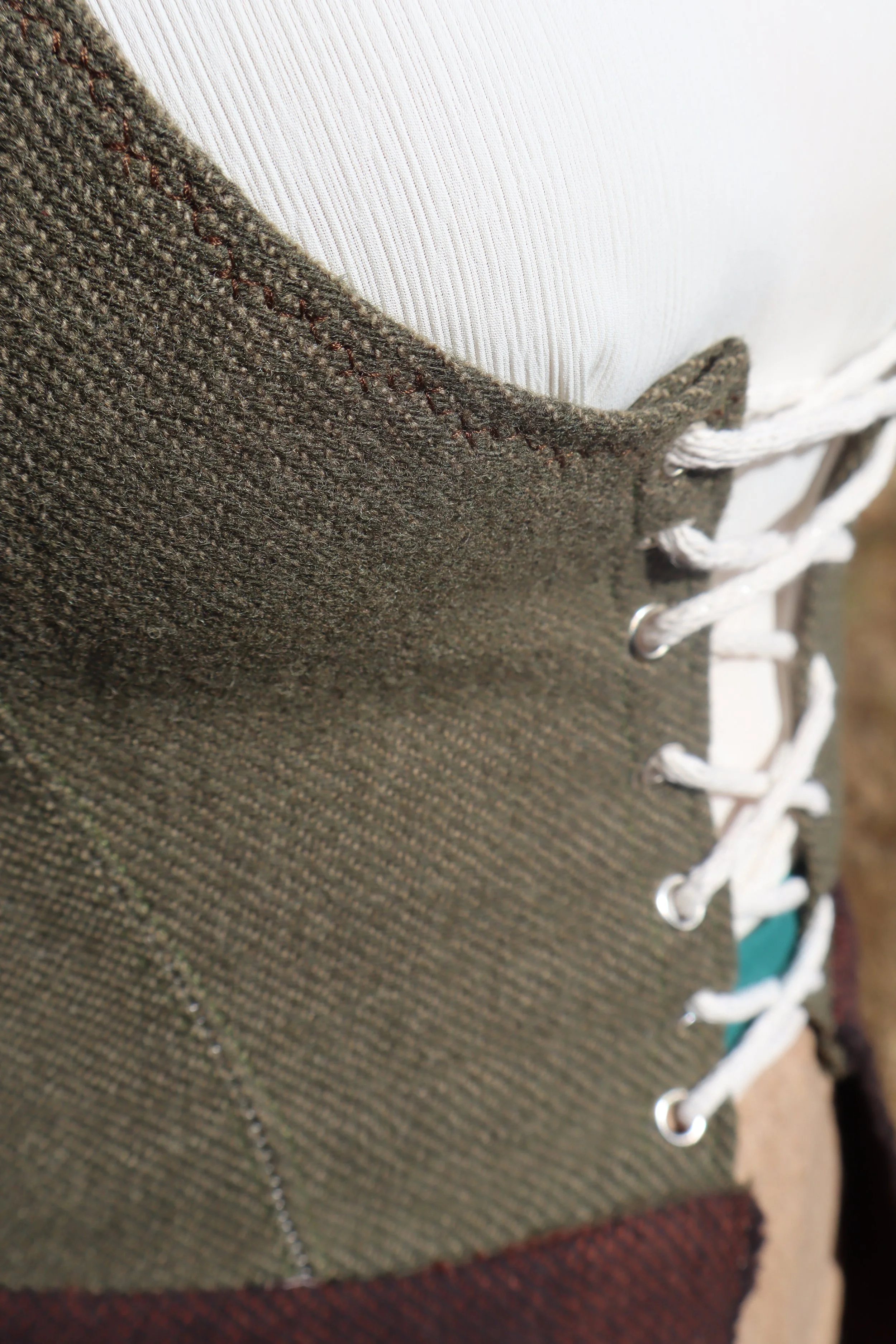 women's bodice - medieval inspired, historically influenced renaissance faire clothing . Perfect for reanaissance fairs, special events, and every day wear.