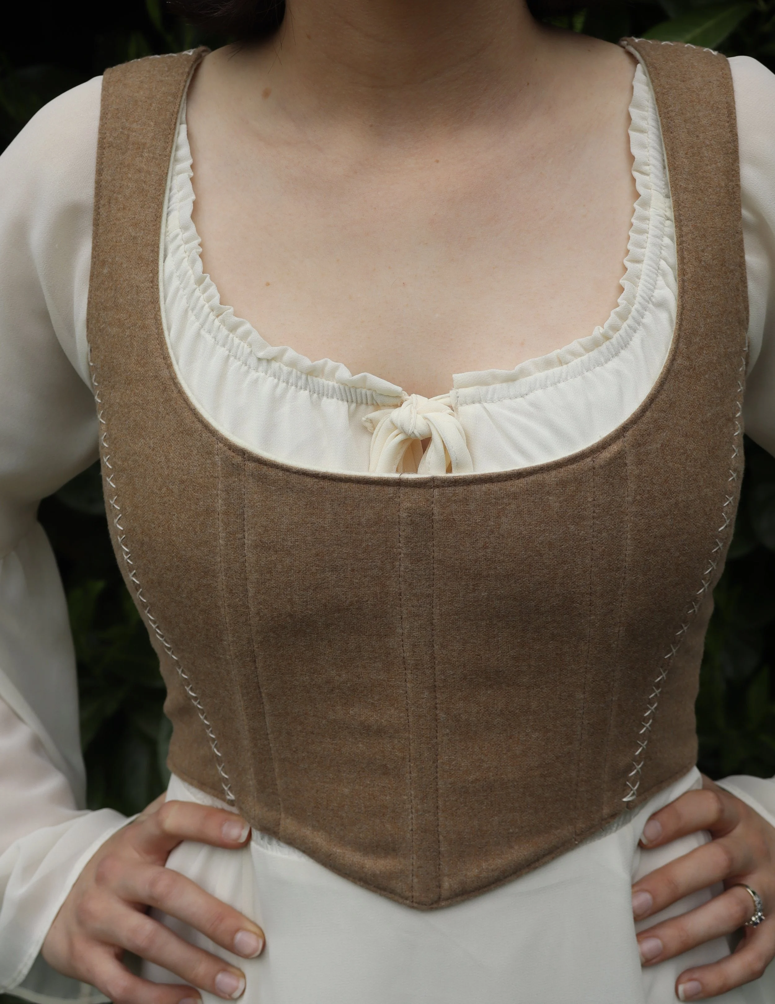 *Ready To Ship* Finfolk Bodice | Medium | Sand