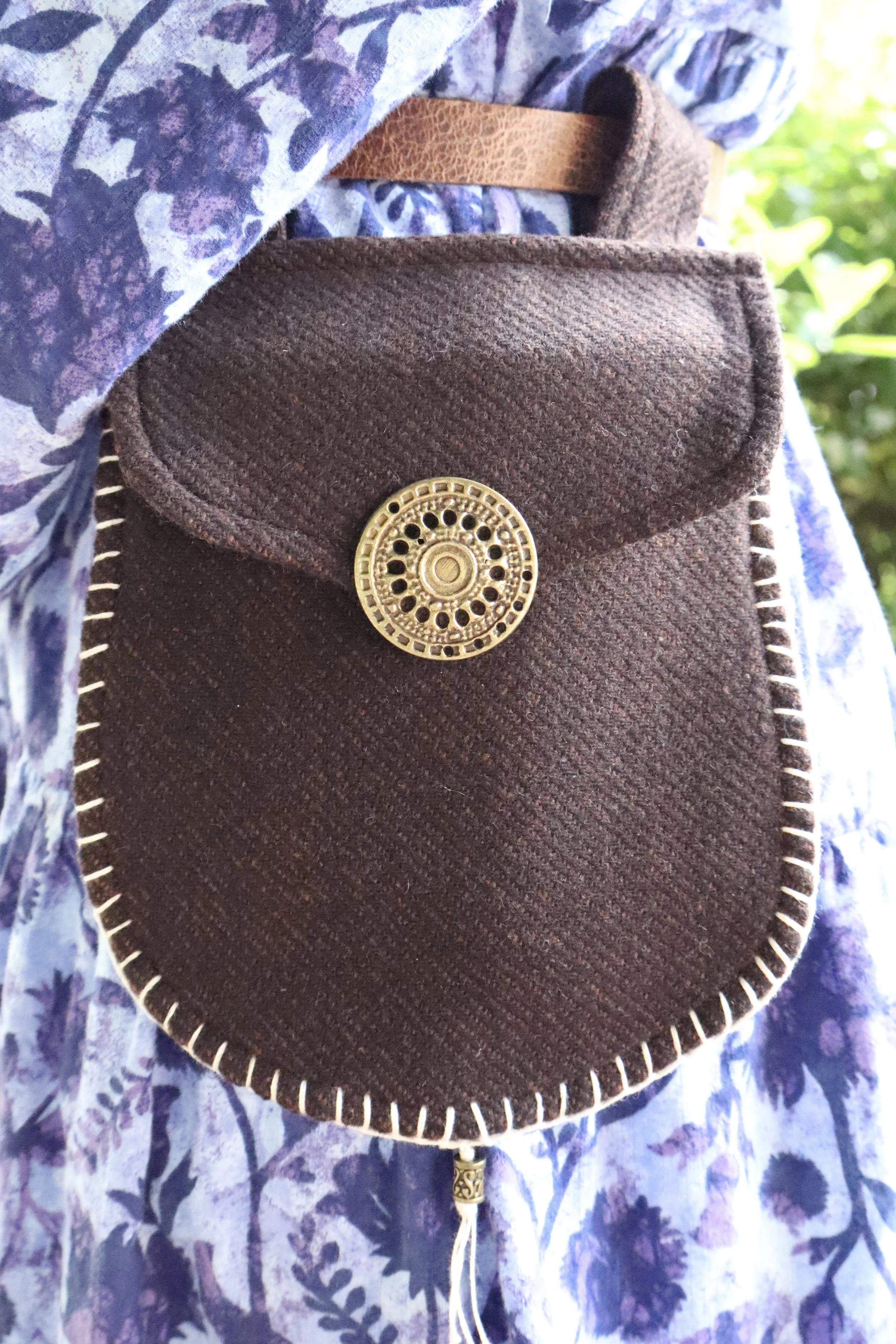 *Ready To Ship* The Talisman Belt Pouch | Dark Chocolate