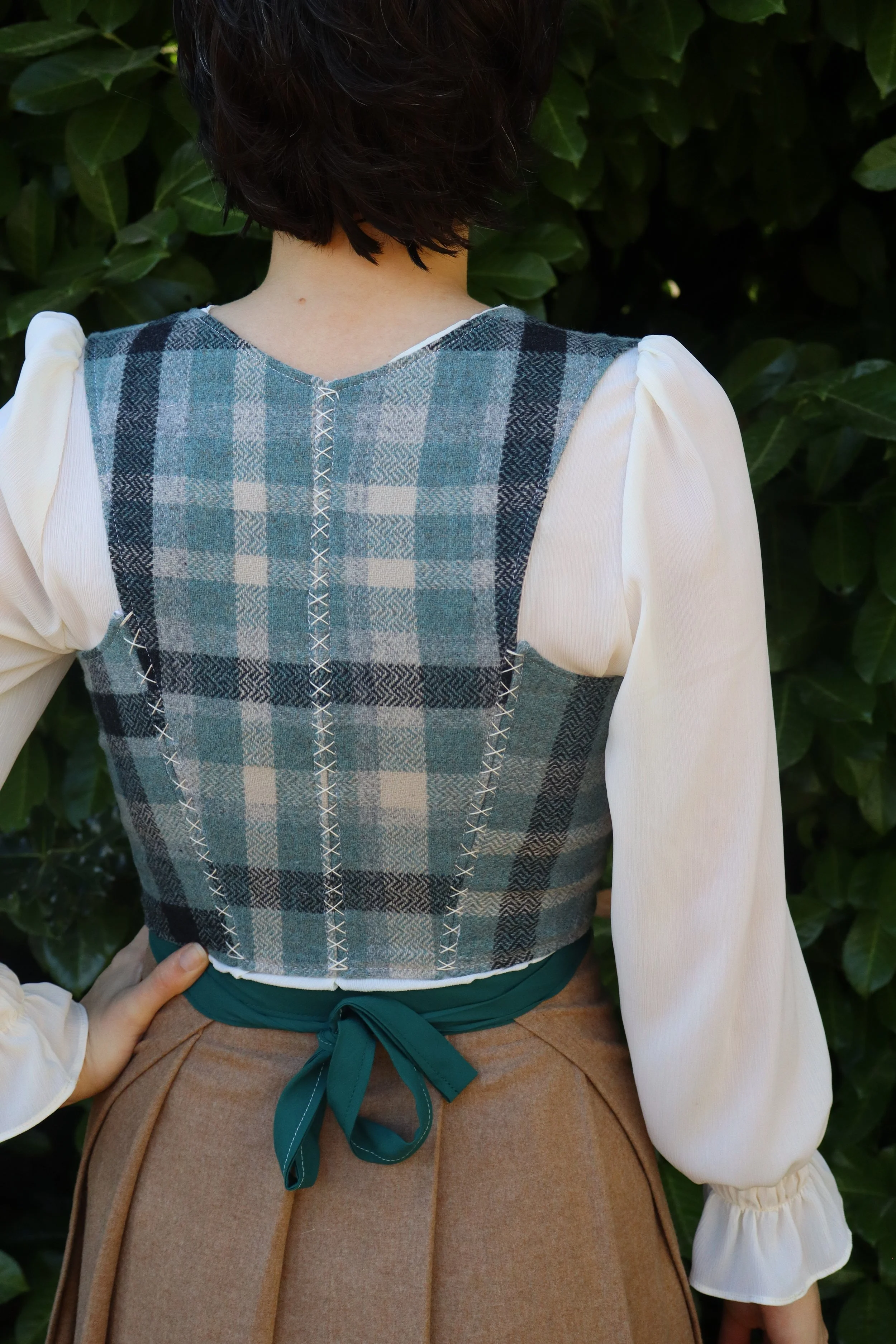 women's bodice - medieval inspired, historically influenced renaissance faire clothing . Perfect for reanaissance fairs, special events, and every day wear.
