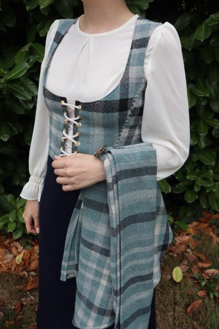 women's bodice - medieval inspired, historically influenced renaissance faire clothing . Perfect for reanaissance fairs, special events, and every day wear.