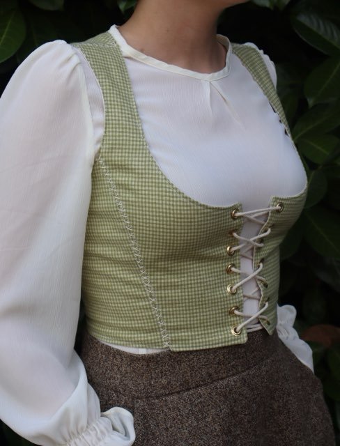 women's bodice - medieval inspired, historically influenced renaissance faire clothing . Perfect for reanaissance fairs, special events, and every day wear.