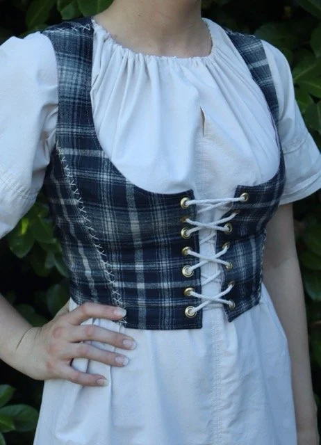 women's bodice - medieval inspired, historically influenced renaissance faire clothing . Perfect for reanaissance fairs, special events, and every day wear.