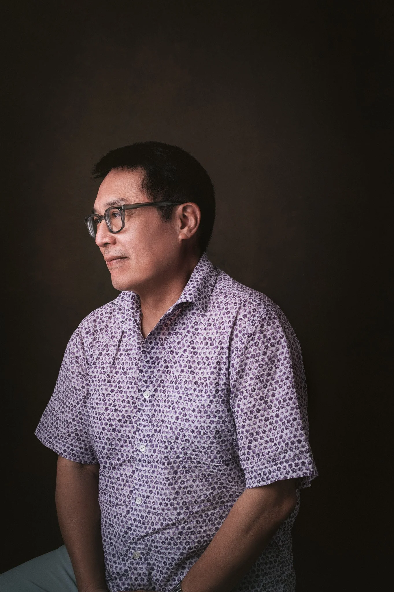 Portrait of Singapore photographer Russell Wong during a visit to the studio, reflecting on a conversation about photography, business and finding one's place in the industry.