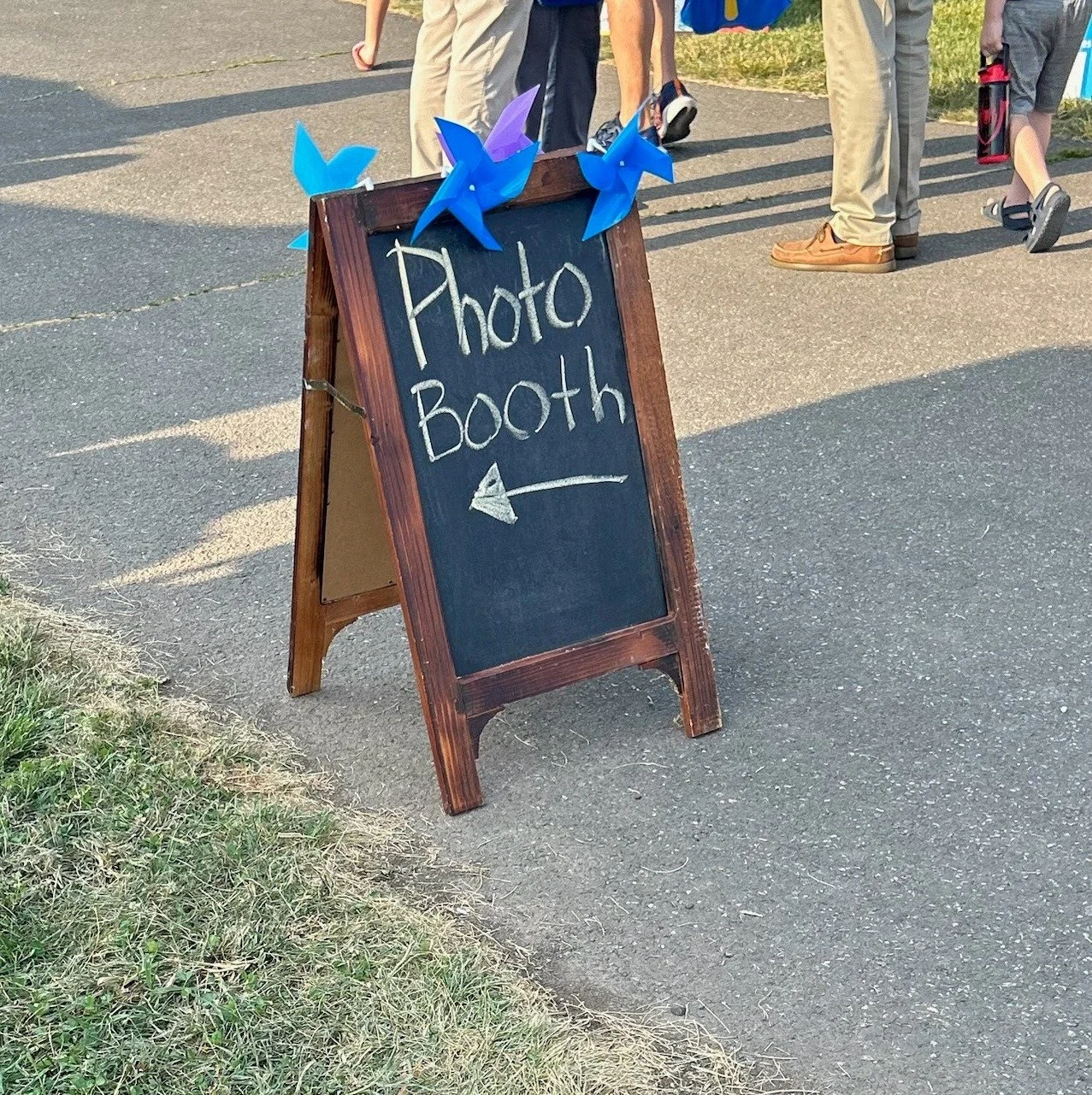 Chalk Board for the photo booth.jpg