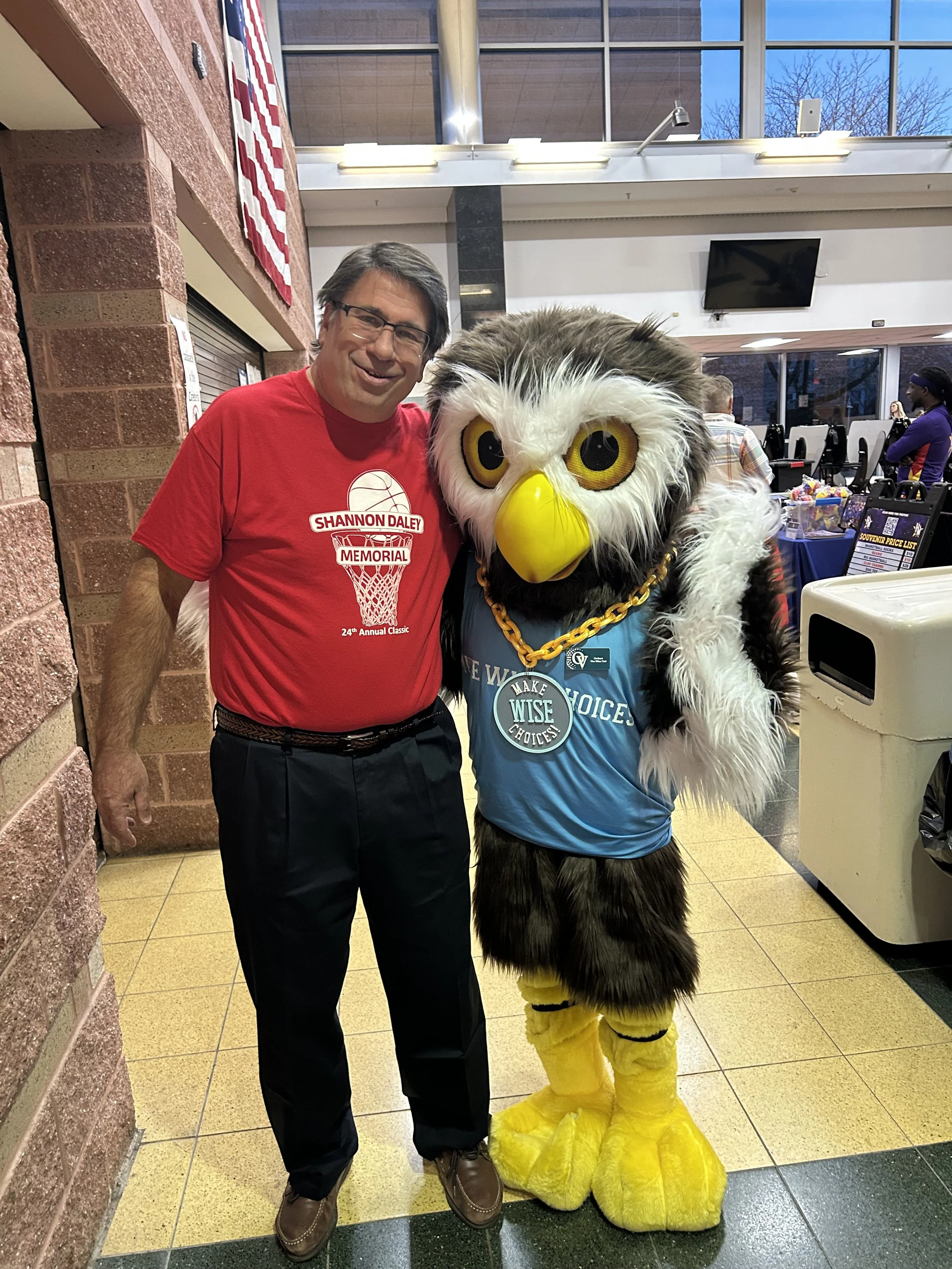Paul McGill and Owlbert (2).jpg