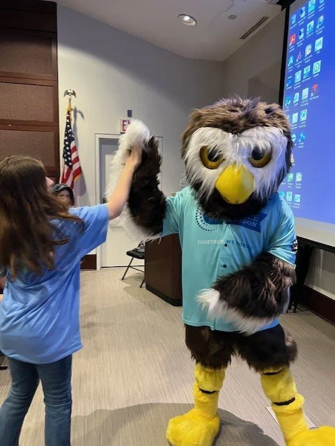 Owlbert high five.jpg