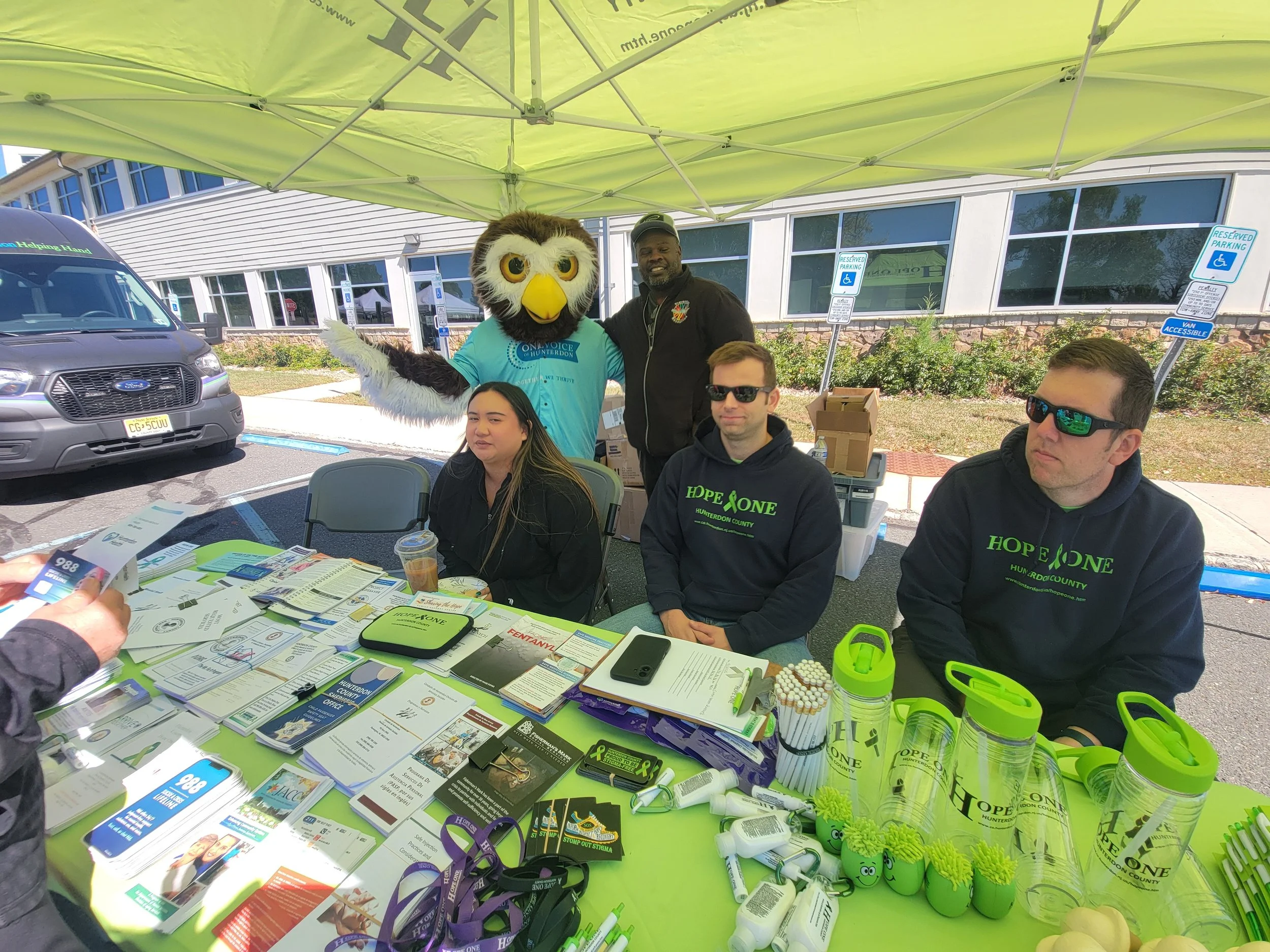 Owlbert at the Hope One Table.jpg