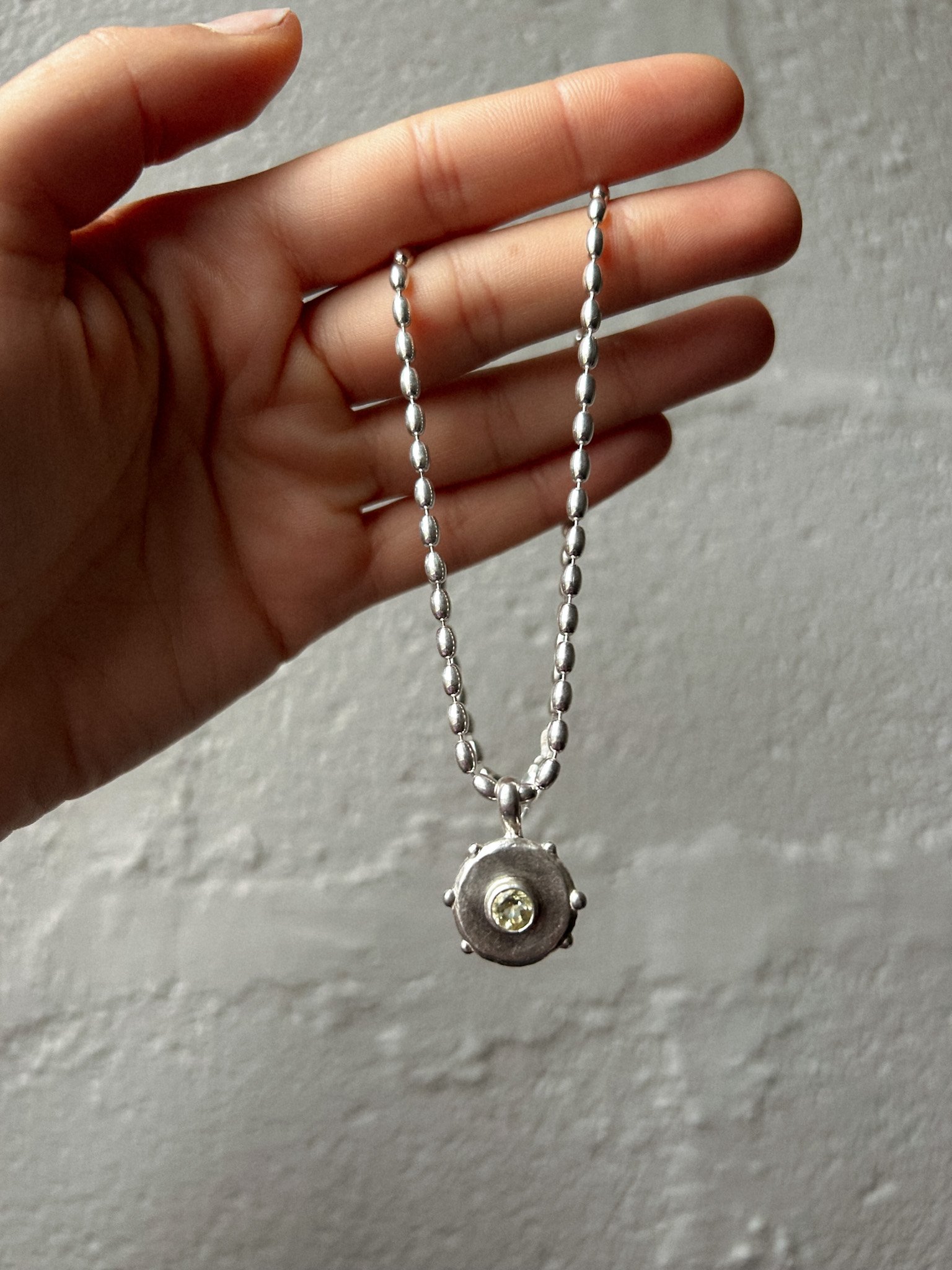 Cleo Pendant- Lemon Quartz