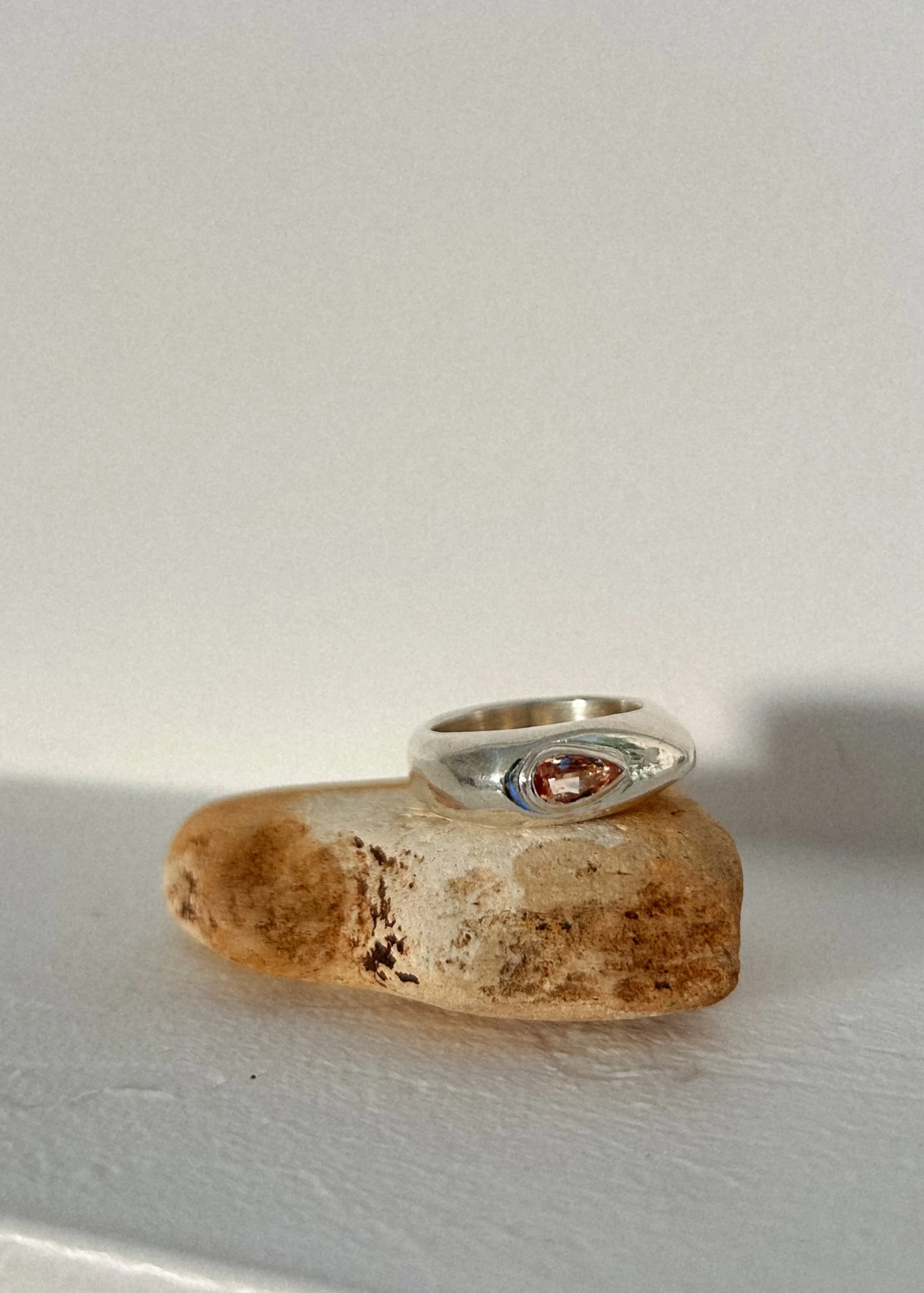 Palmer Chunky Signet with Tourmaline