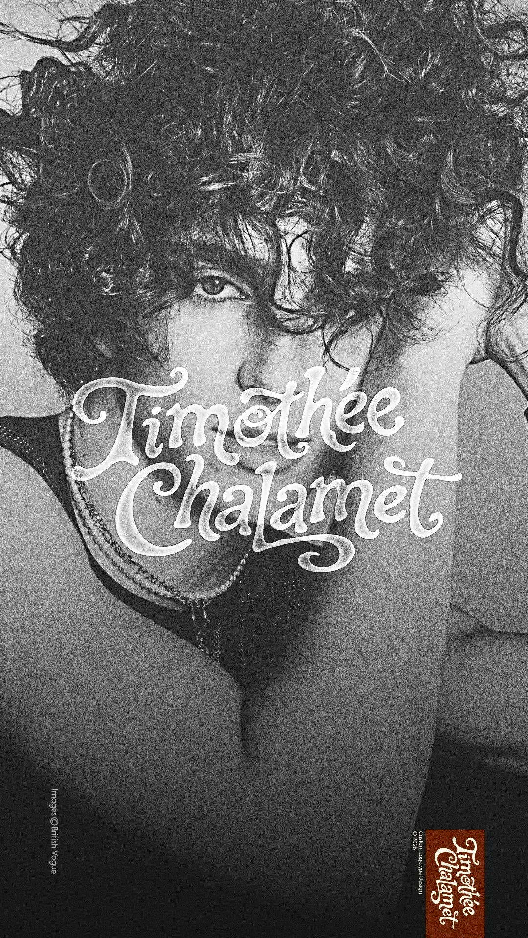 Custom Logotype & Chocolate Packaging for Timothée Chalamet