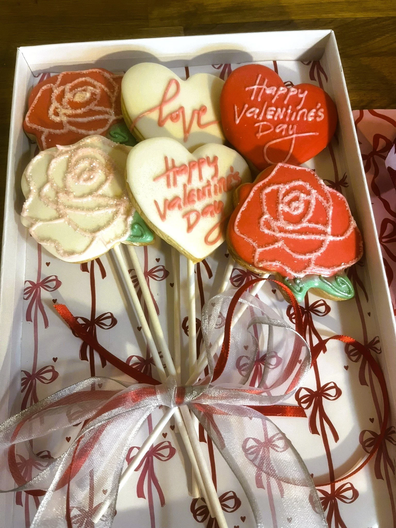 Valentine's Day Cookie Bouquet