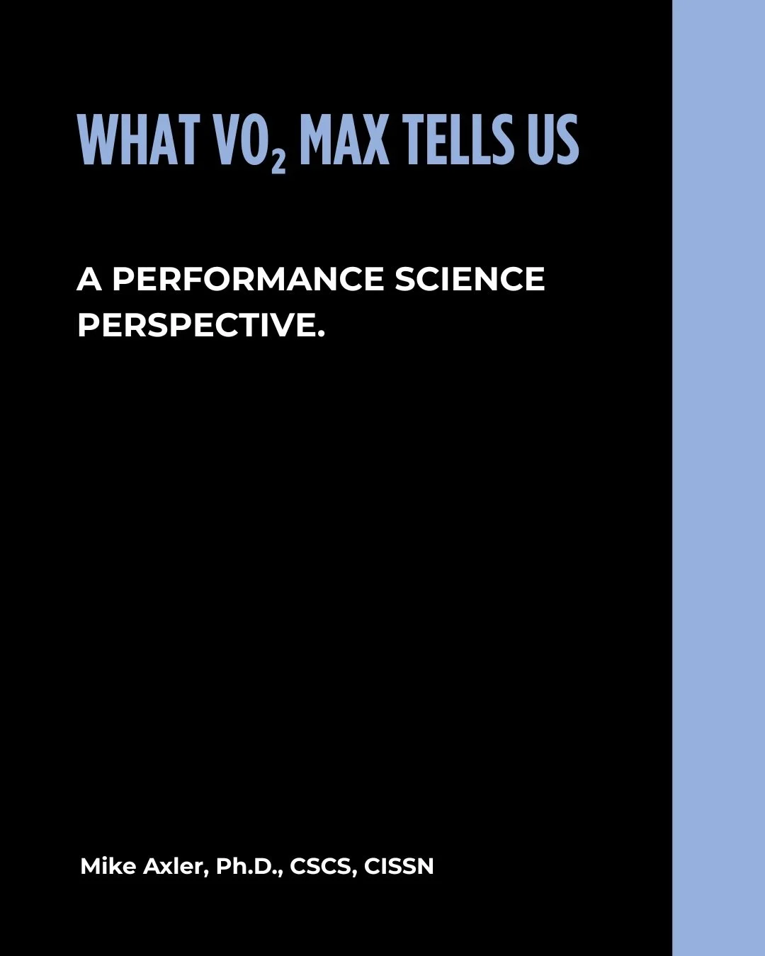 VO₂ max has become one of the most talked-about numbers in endurance and performance &mdash; and while it can be incredibly useful, it&rsquo;s often misunderstood.

At its core, VO₂ max reflects your body&rsquo;s capacity to use oxygen during intense