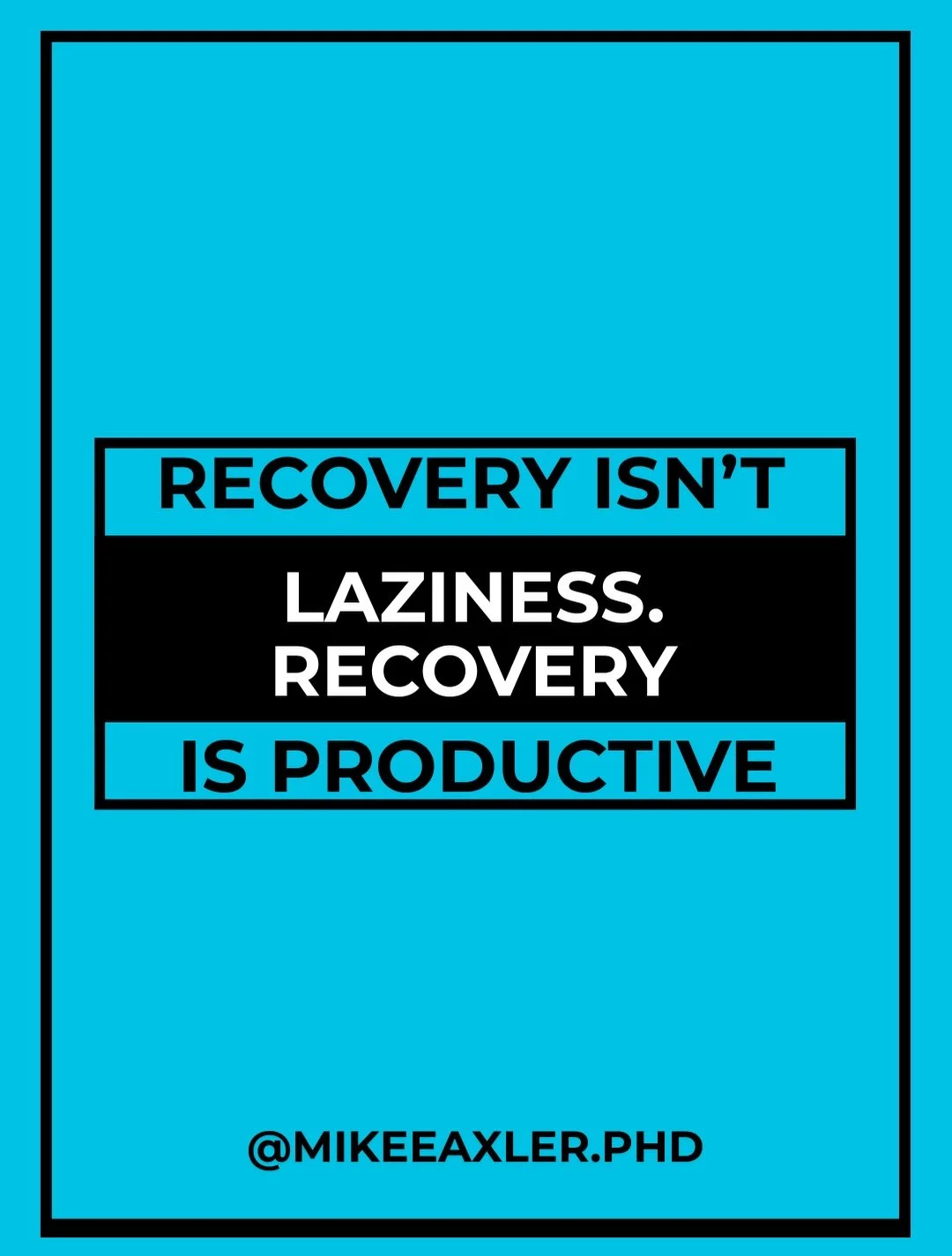 A lot of people treat recovery like it is something they need to earn.

Almost like rest is weakness.

But one thing that becomes increasingly obvious over time is that recovery itself is productive.

Physiologically.
Psychologically.
Cognitively.

T