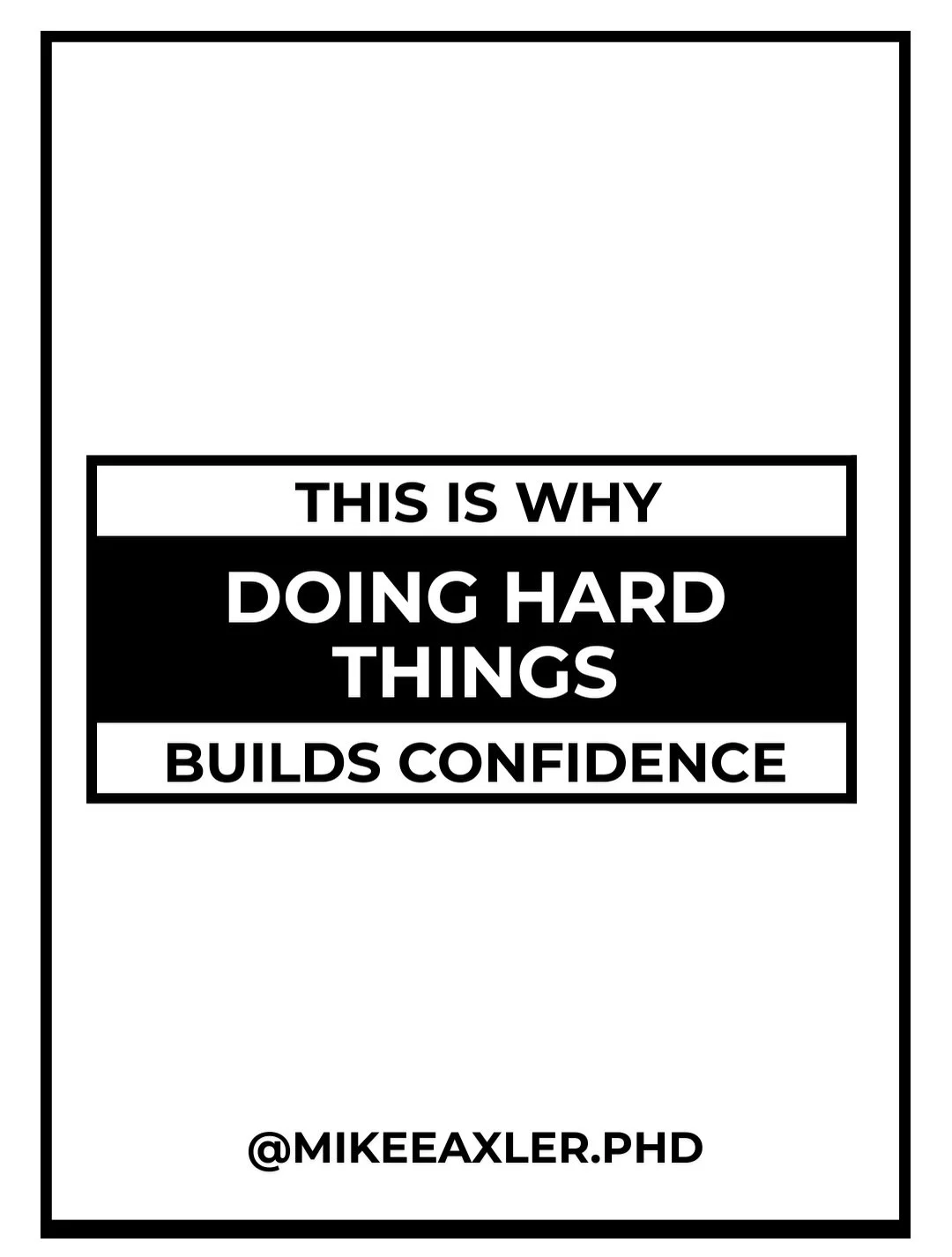 I think confidence is one of the most misunderstood concepts in performance.

People often treat confidence like a personality trait.

Something you either have or you do not.

But most of the genuinely confident people I know are not confident becau