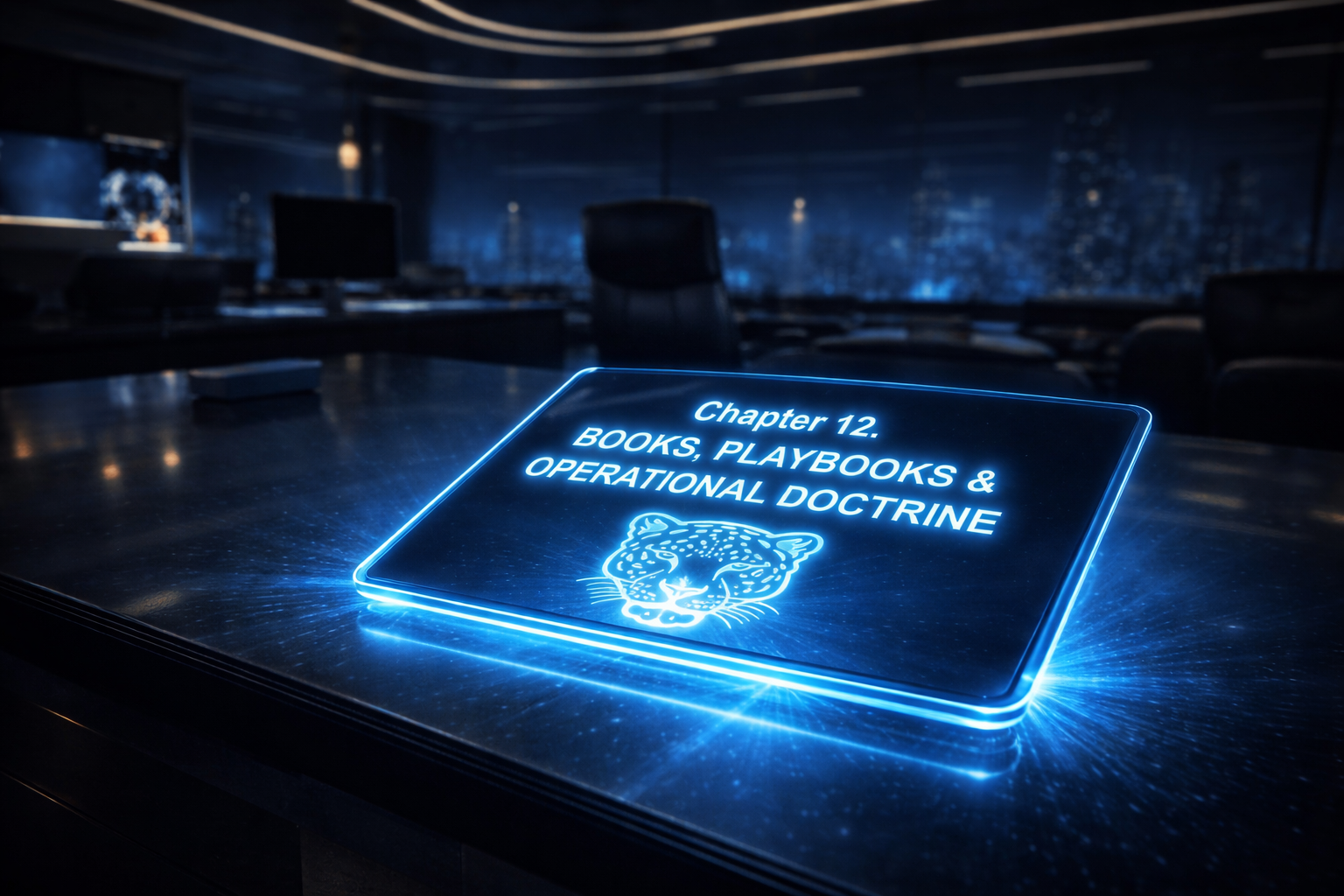 BOOKS, PLAYBOOKS & OPERATIONAL DOCTRINE