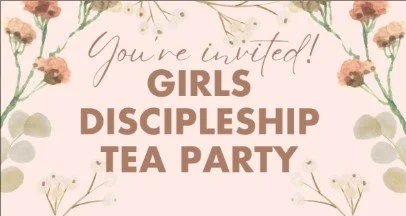 Girls Discipleship Tea Party