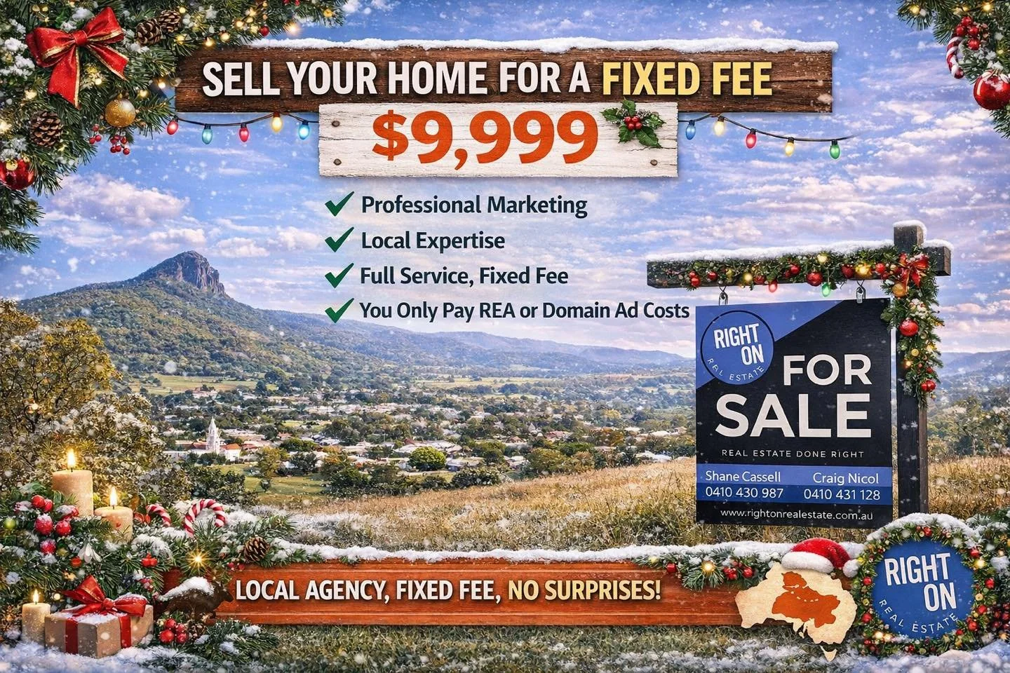 🎄 Merry Christmas from Right On Real Estate! 🎄

As the year wraps up, we&rsquo;d like to wish everyone a safe and Merry Christmas and a Happy New Year.

At Right On Real Estate, we believe selling your home should be simple, transparent, and fair. 