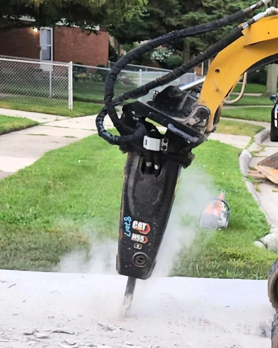 CAT H55 Breaker — Hydraulic Hammer Attachment