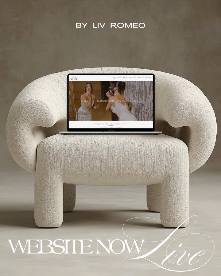 OUR WEBSITE IS NOW LIVE 🤎
Everything you need, all in one place.

From now on, all bridal enquiries and studio bookings (lash &amp; brow services included) will be submitted via our website, creating a seamless experience from the very first step.

