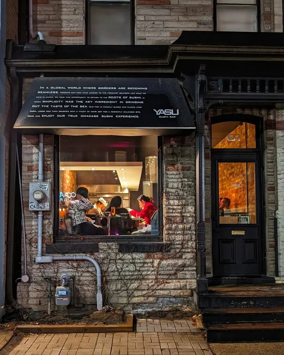📸 @imyourguyde of @yasu_toronto on @harbordstreet

Yasu is Canada's first Omakase sushi bar. When Chef Yasu dreamed of opening his sushi restaurant, his single focus was to share his passion for bringing out the natural umami of ingredients in his s