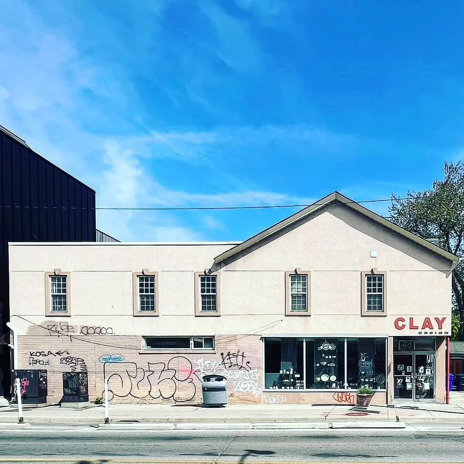 Clay Design Studio has been a Harbord landmark for over 40 years! Established by Phillis McCulloch &amp; Mari Lise Stonehouse in 1980, the studio provides a high quality selection of Canadian artist&rsquo;s pottery as well as year-round pottery class
