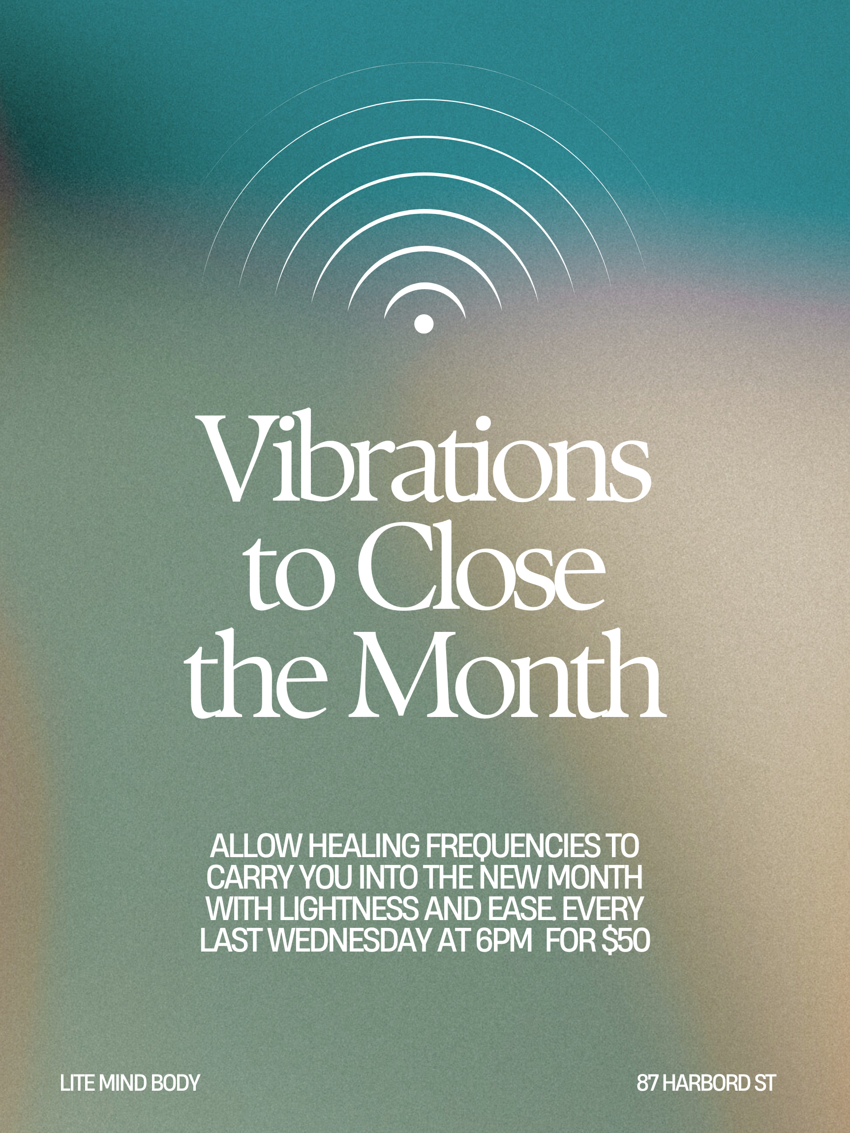 Vibrations to Close the Month