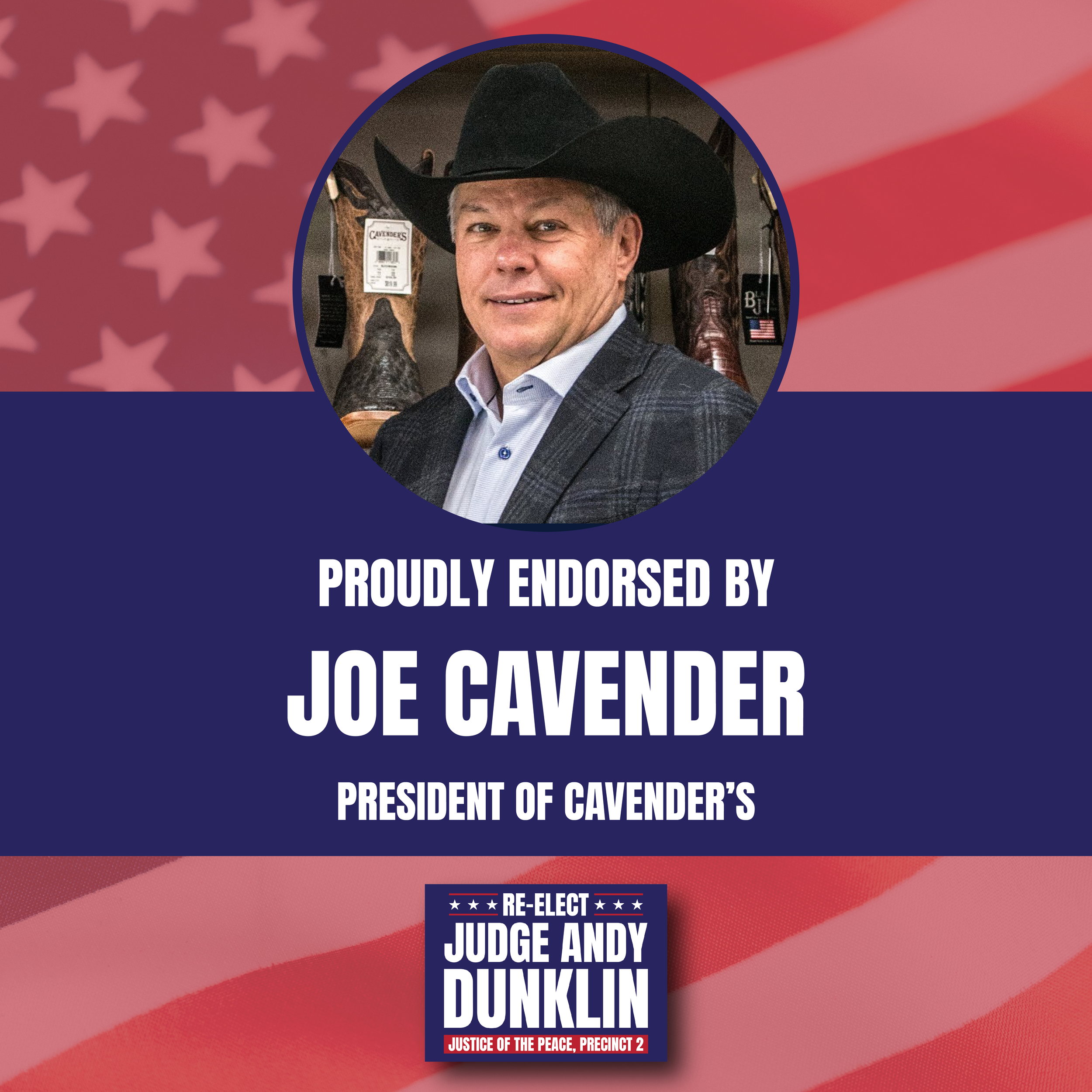 Joe Cavender, President of Cavender's