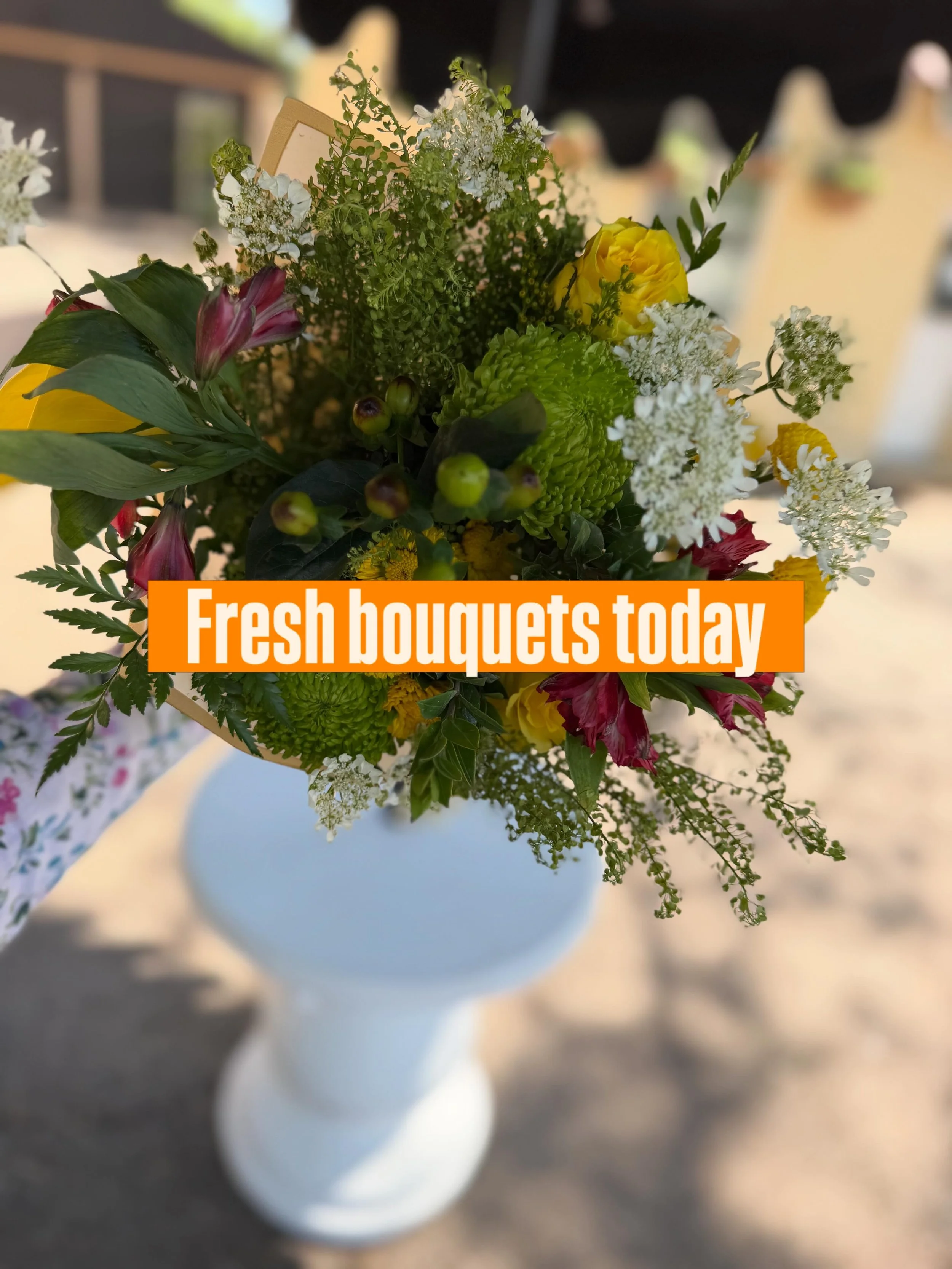 Graduation? Recital? Just because? Stop by the farm today for a fresh bouquet!!!