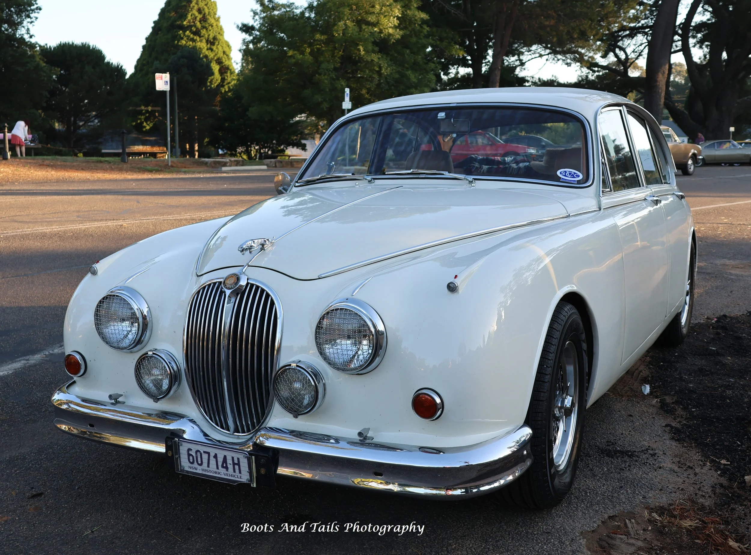 White MK2 Jaguar   Hi Res Photo Shot
