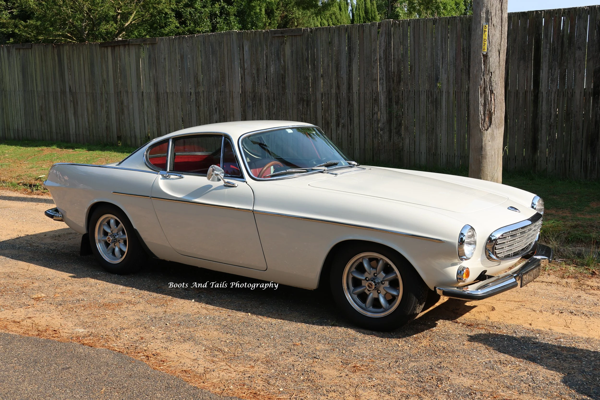 White Volvo 1800 S   Hi Res Photo Shot