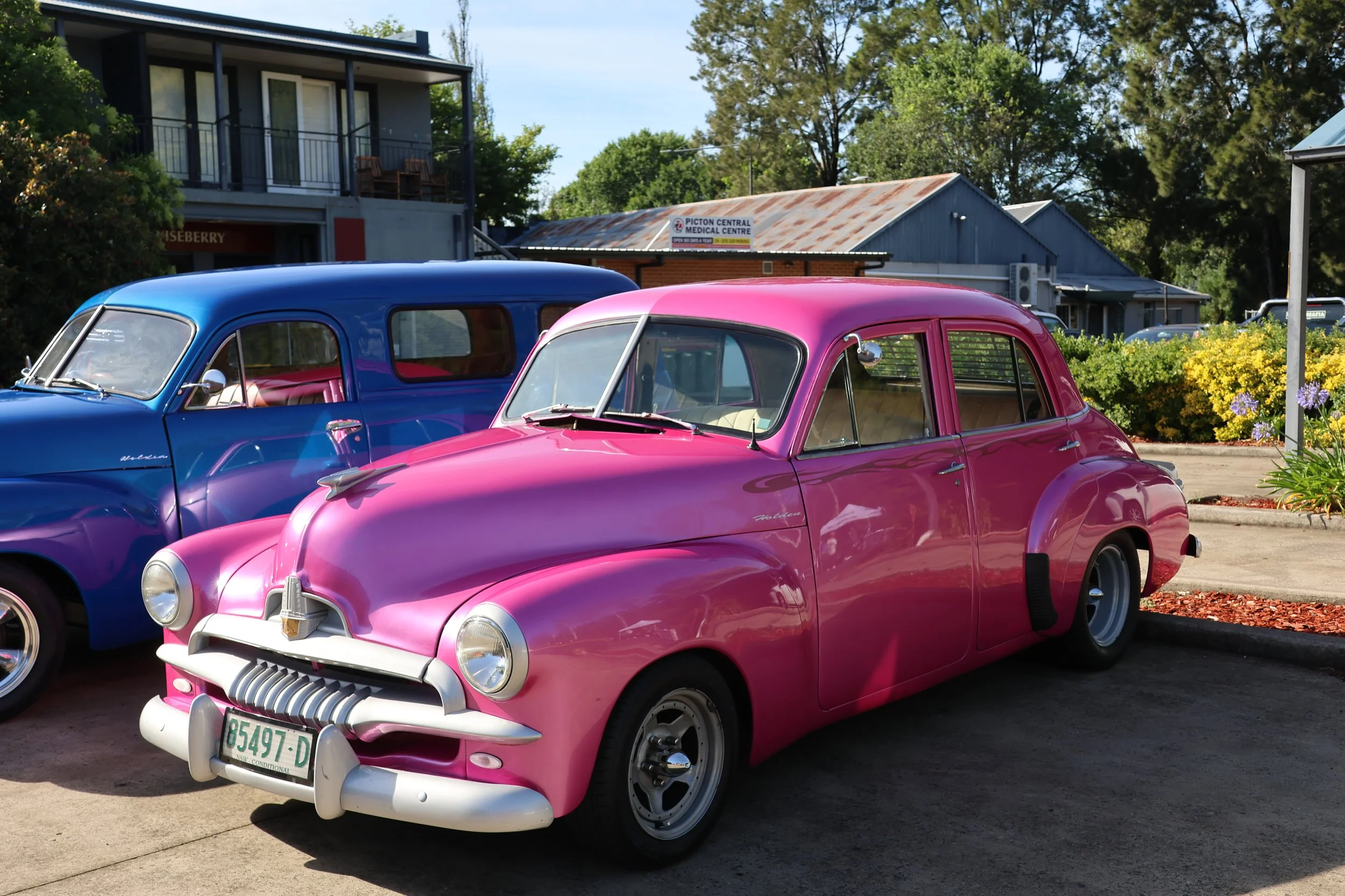 Pink Fj Holden  Hi Res Photo Shot