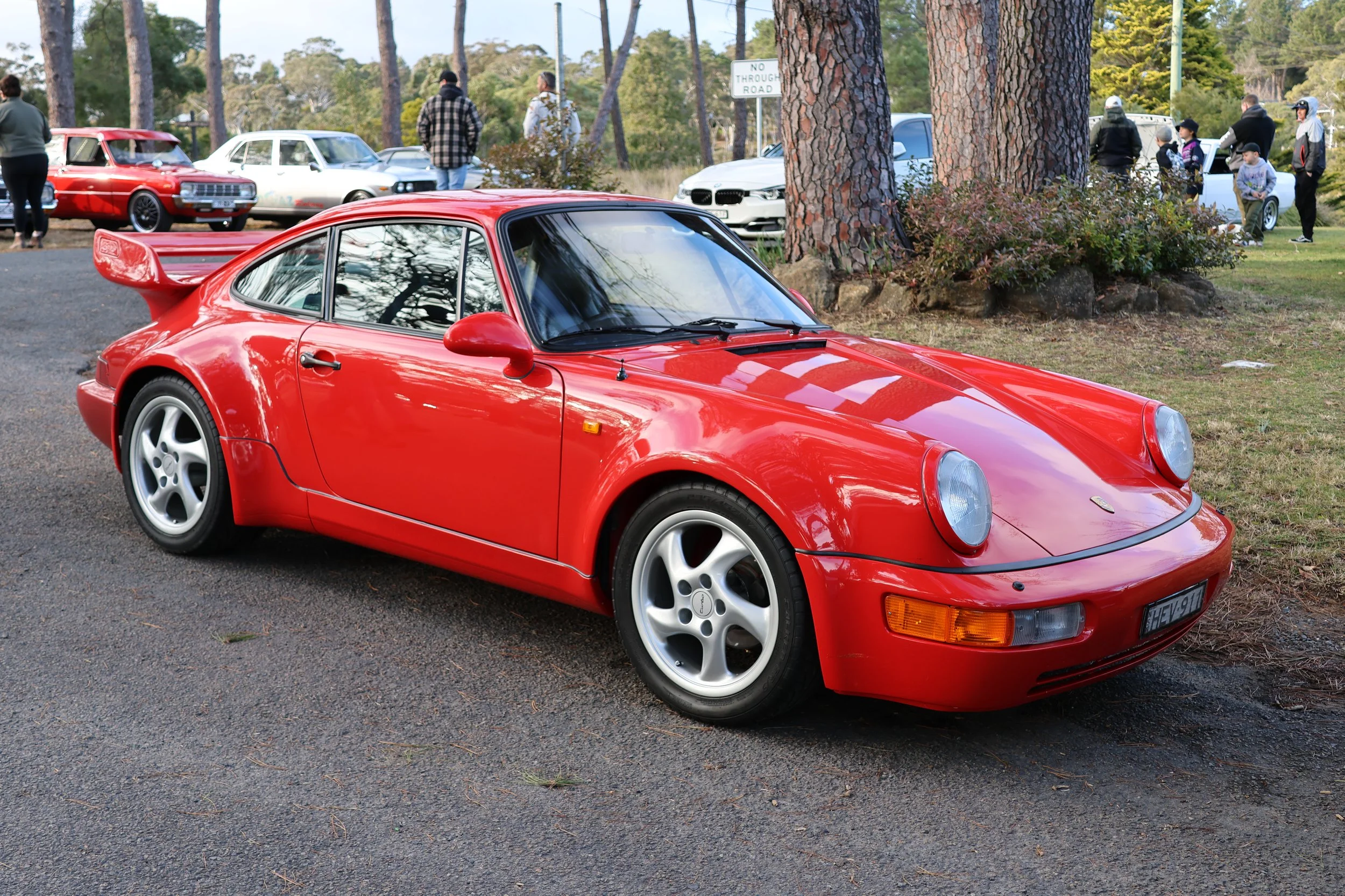 Red 911 Porsche  Hi Res Photo Shot