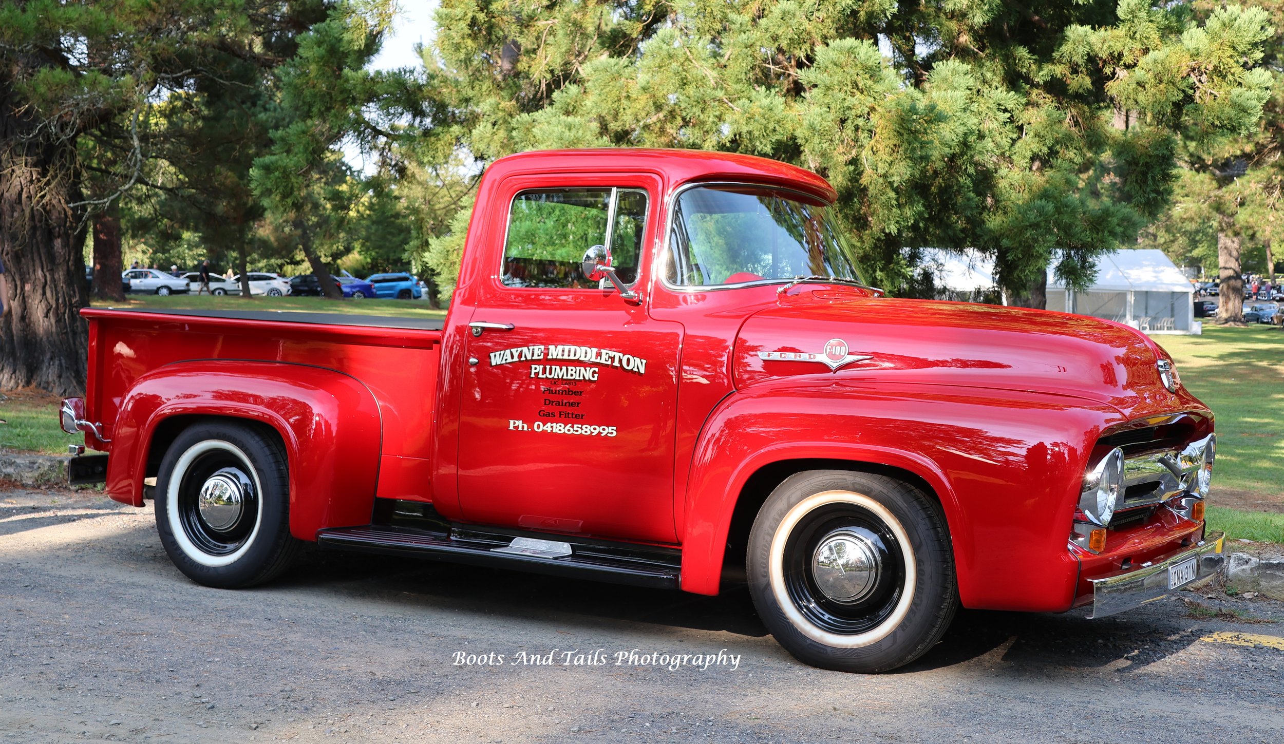 Red Ford Pickup  Hi Res Photo Shot
