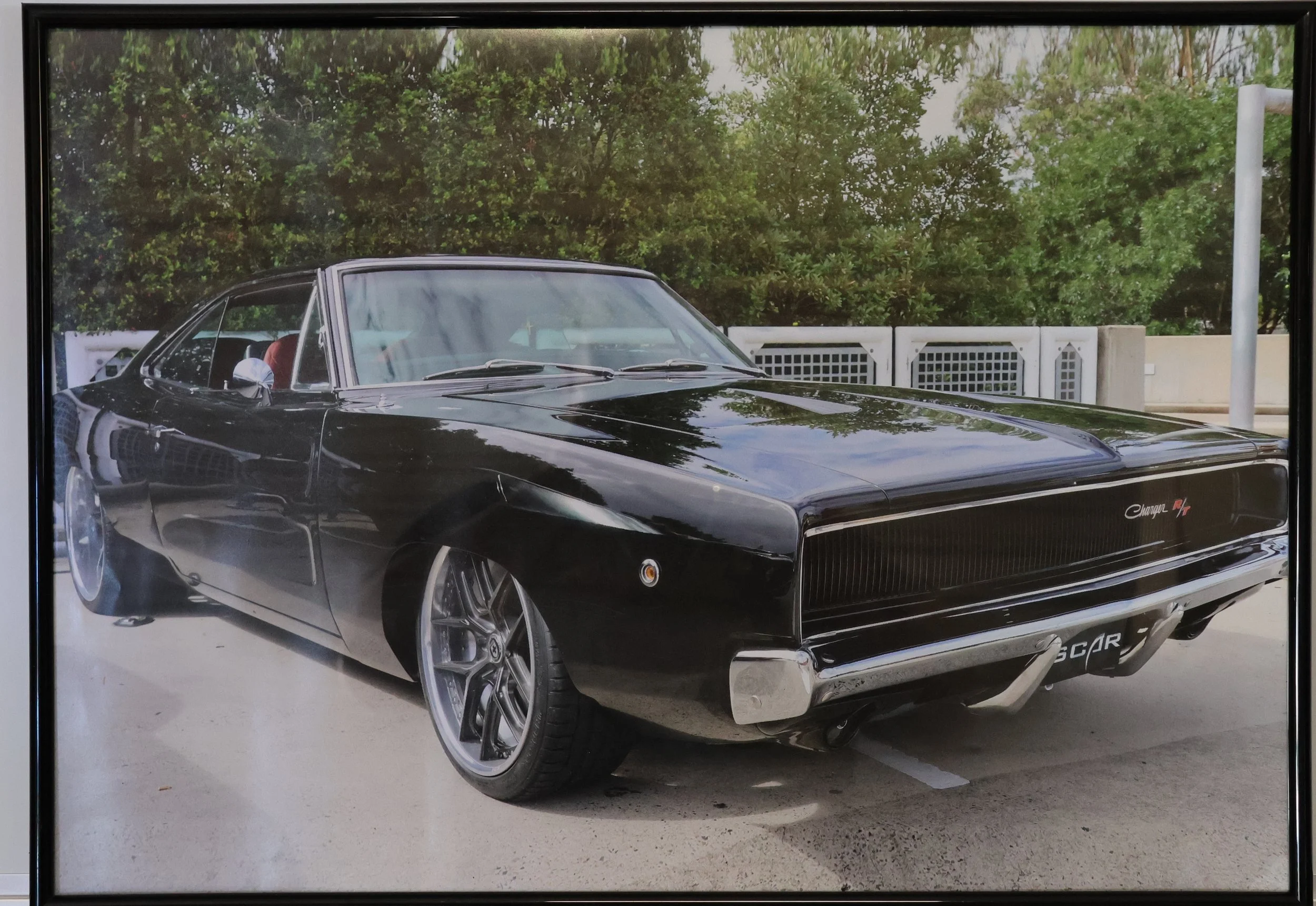 A2 Framed Print (420mm x 594mm ) Black R/T Charger