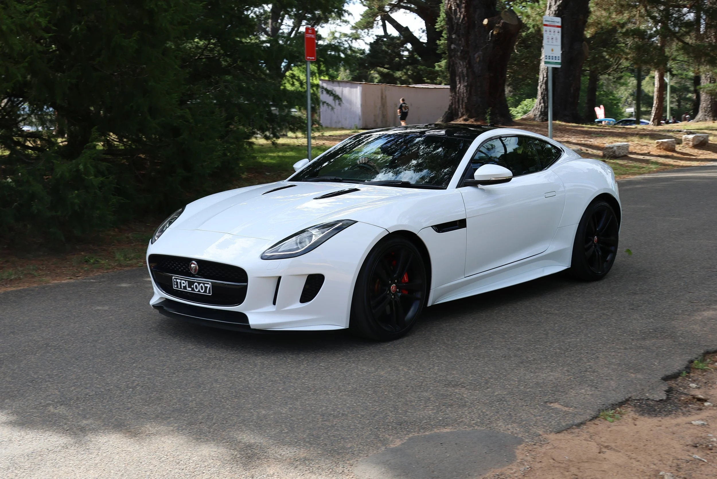 White Jaguar F-Type Hi Res Photo Shot