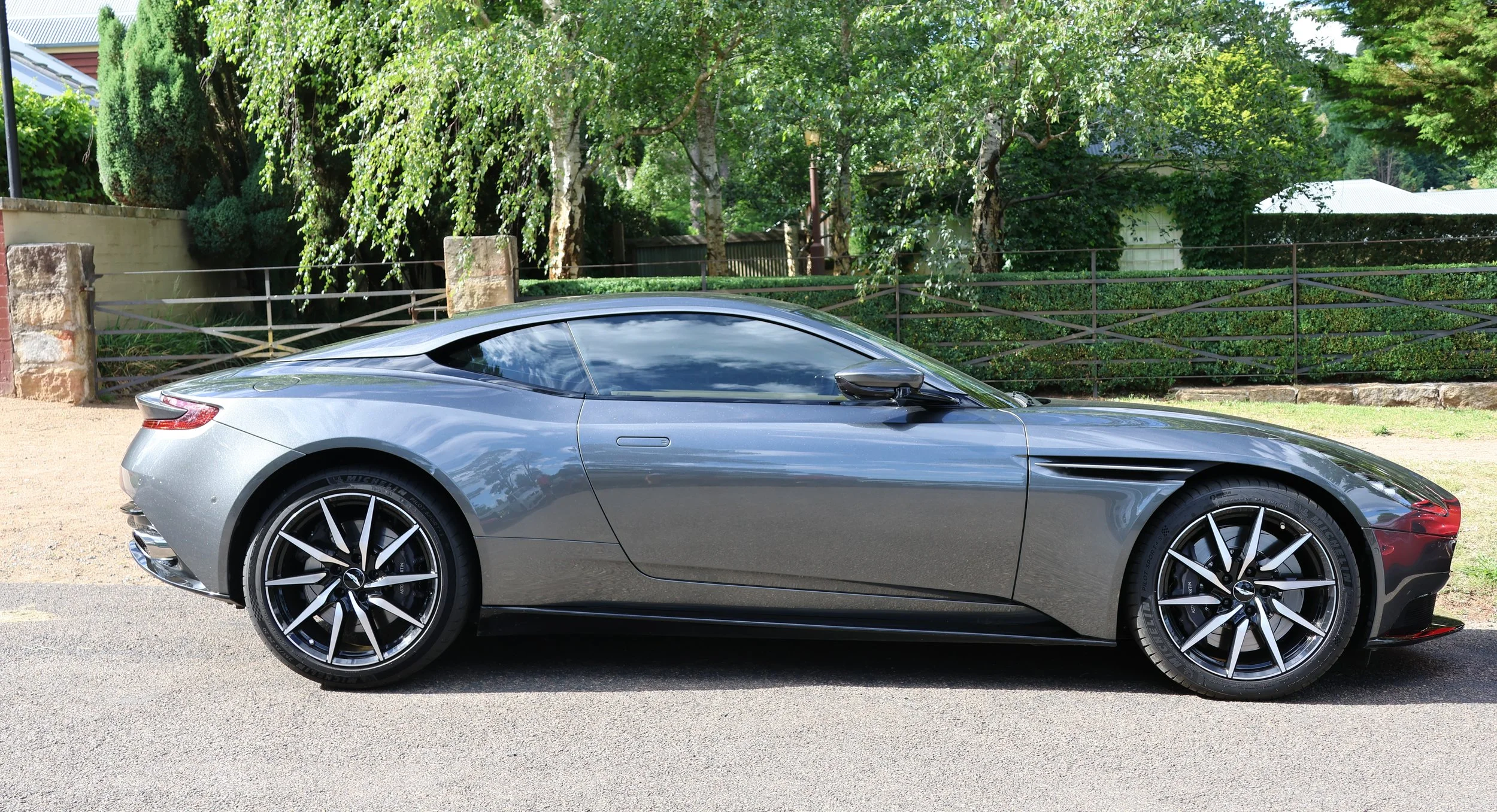 Gun Metal Silver Aston Martin  Hi Res Photo Shot