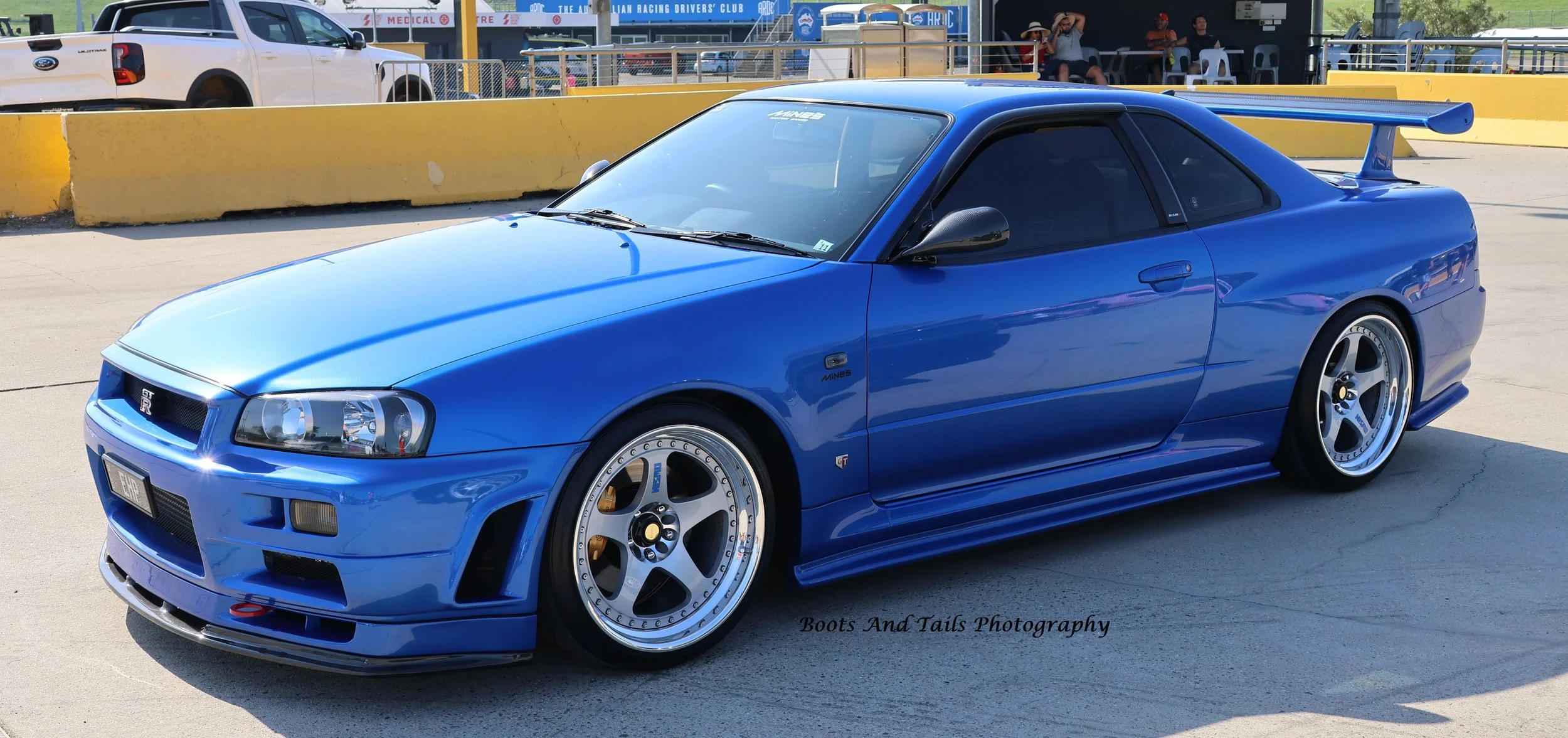 Blue R34 GTR Tuned  Hi Res Photo Shot
