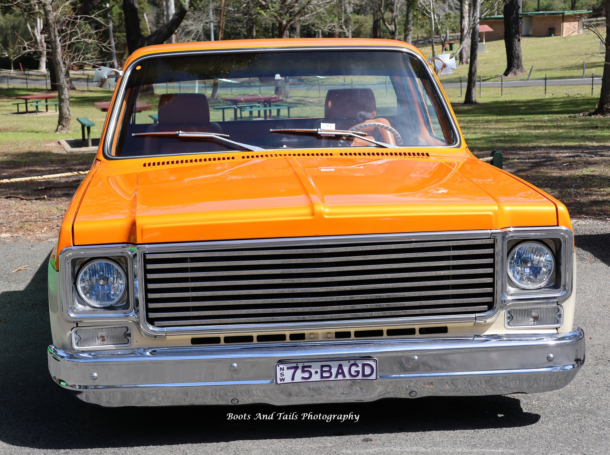 Orange Chev Pickup   Hi Res Shot