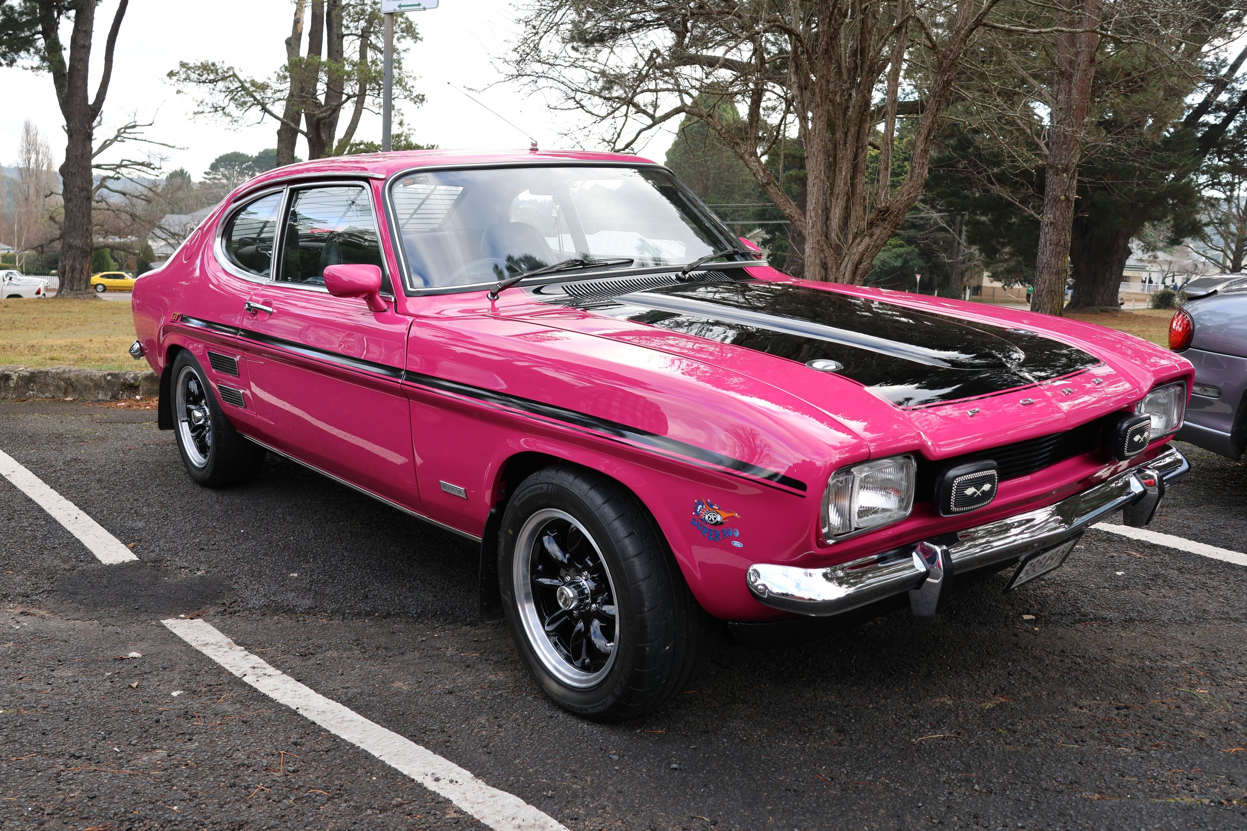 Pink Ford Capri  Hi Res Photo Shot