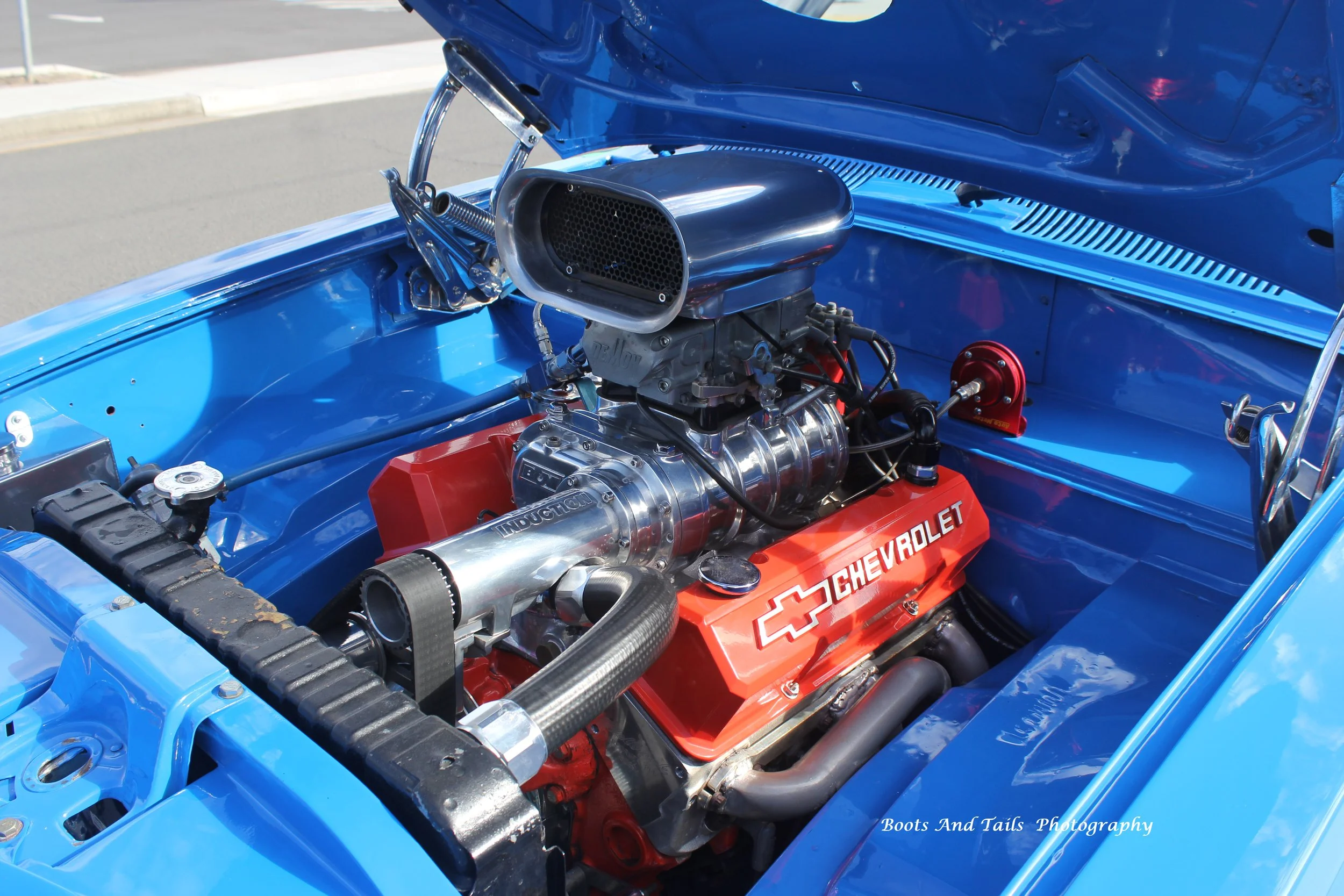 Blue Torana Blown Engine  Hi Res Photo Shot