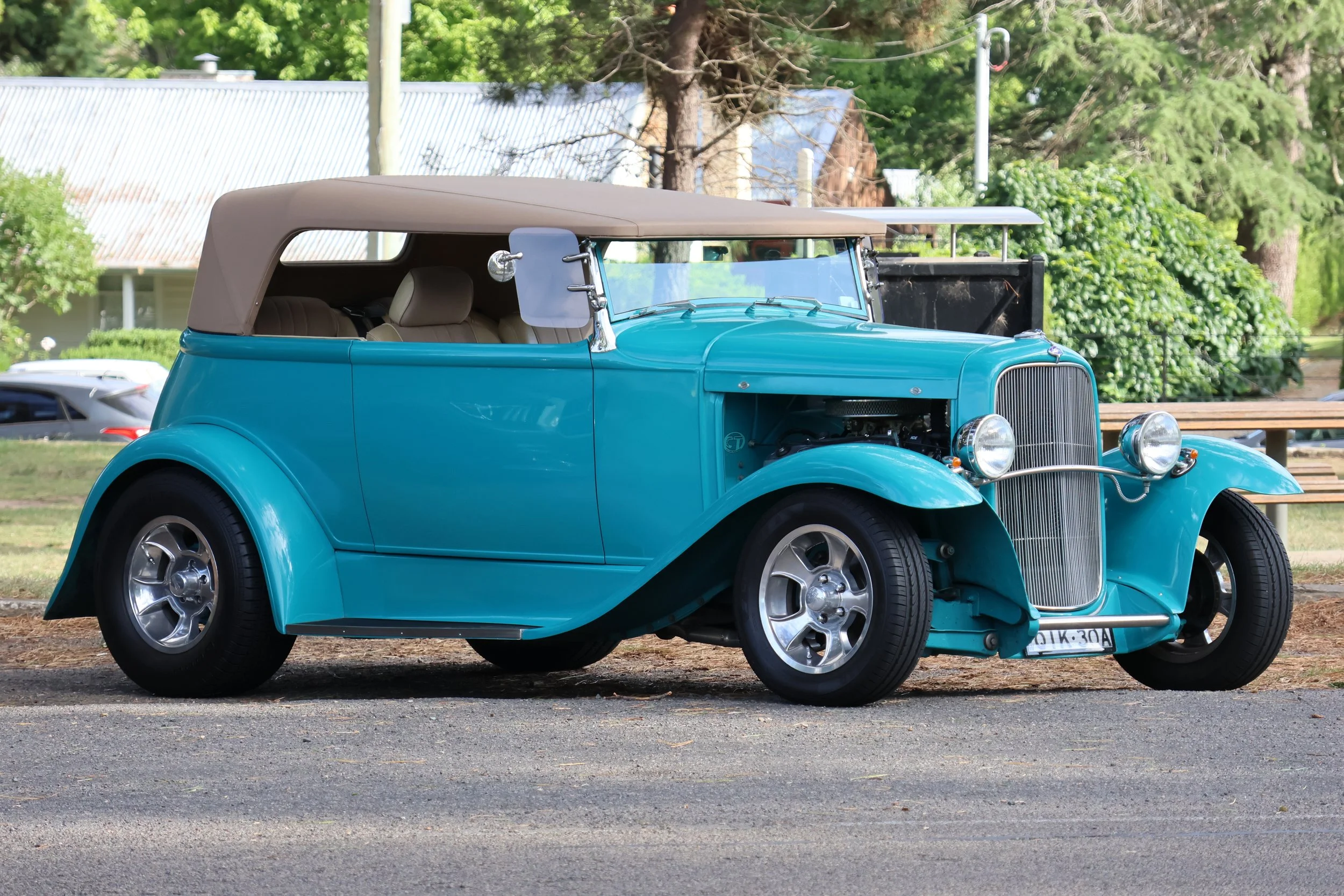 Baby Blue 32 ford  Hi Res Photo Shot