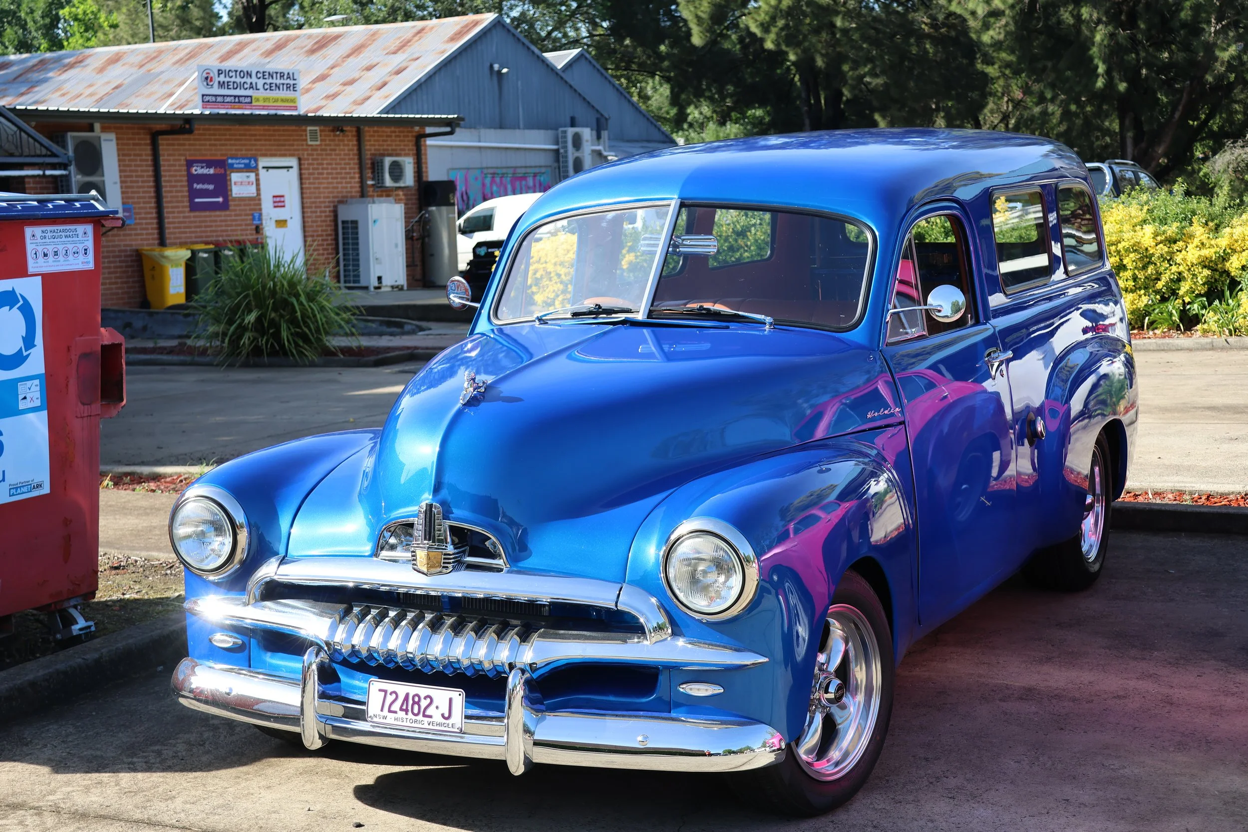 Blue FJ Wagon  Hi Res Photo Shot