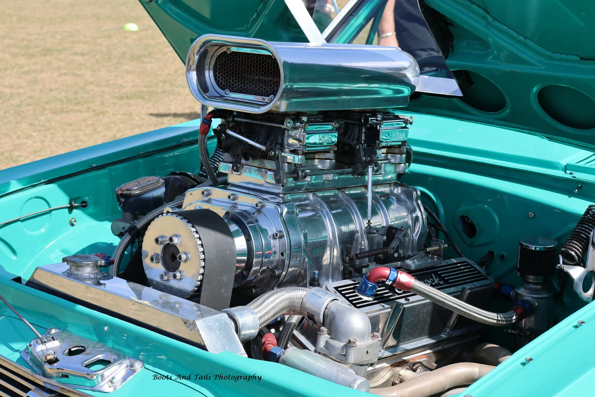 Blown Engine Blue  Hi Res Shot