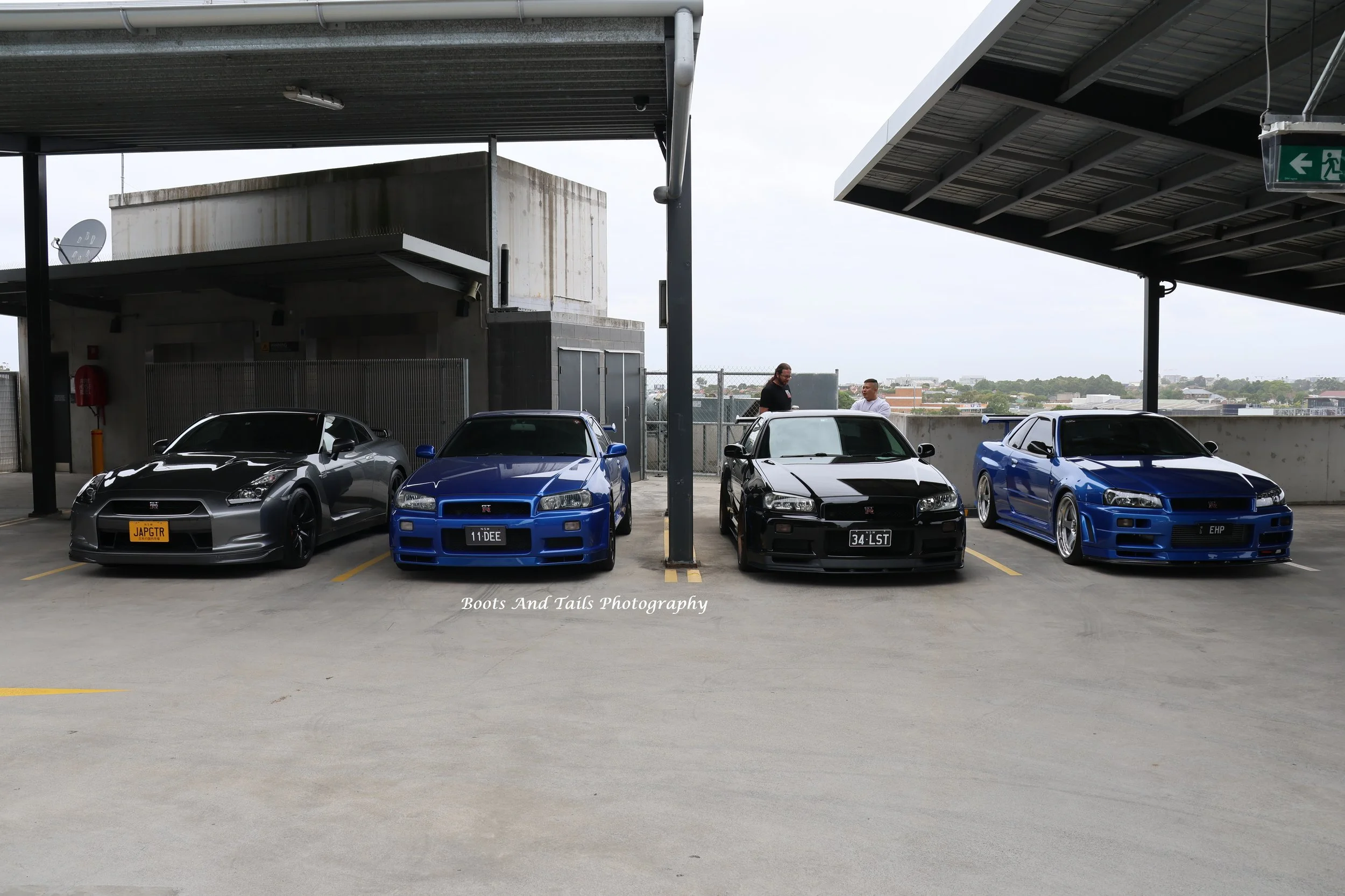 R34 & R35 GTR's wide  Rear Hi Res Shot