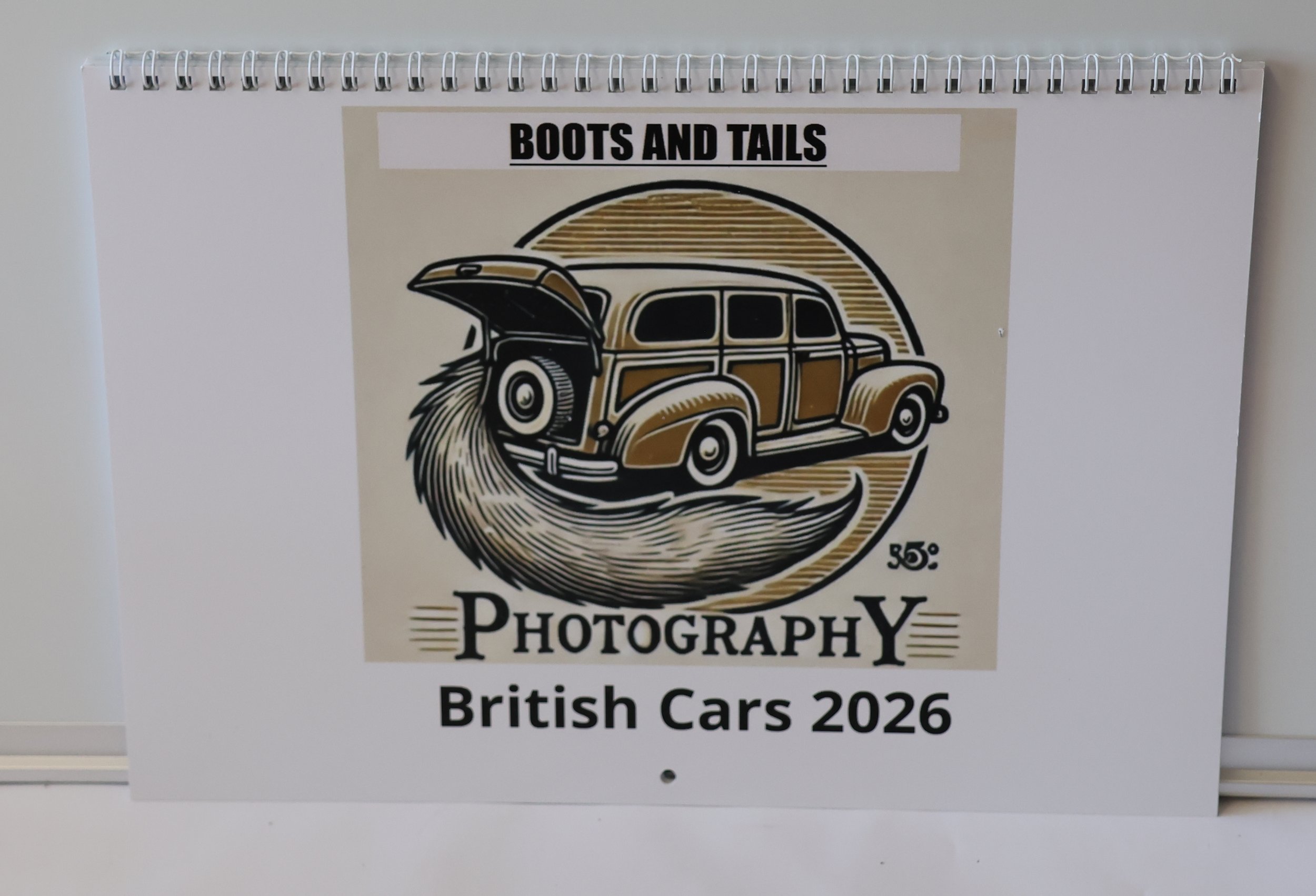 2026 British Cars Calendar A4 Double
