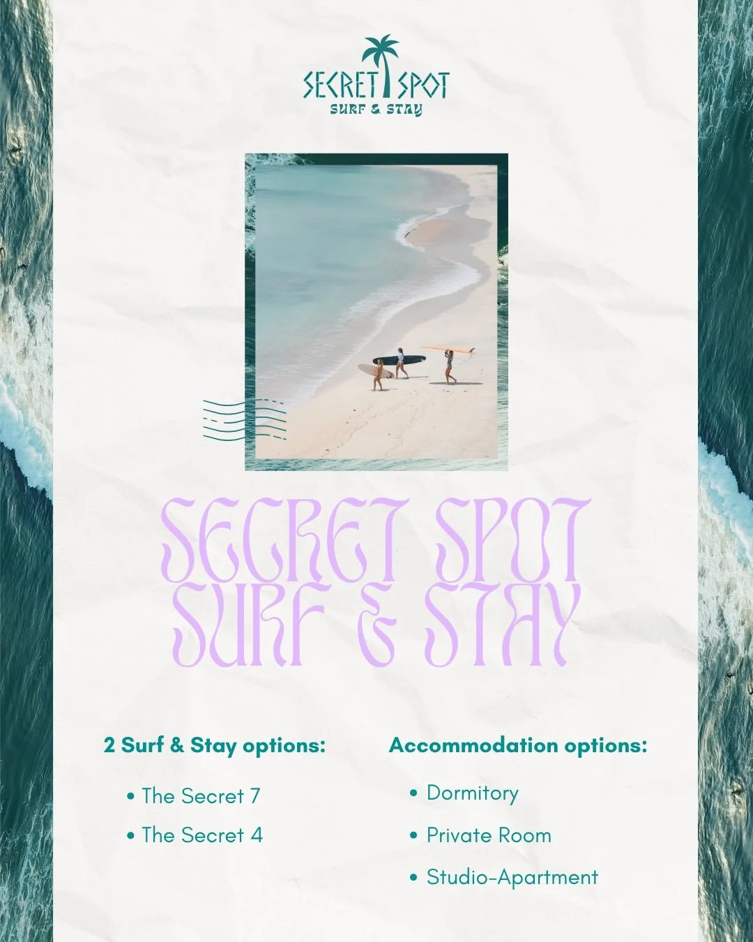 Surf. Explore. Chill. Repeat. 
Two packages. One goal: Surf, relax and have fun ! 🌴🏄

#secretspotlombok #surfandstaykutalombok #kutalombok #surfkutalombok