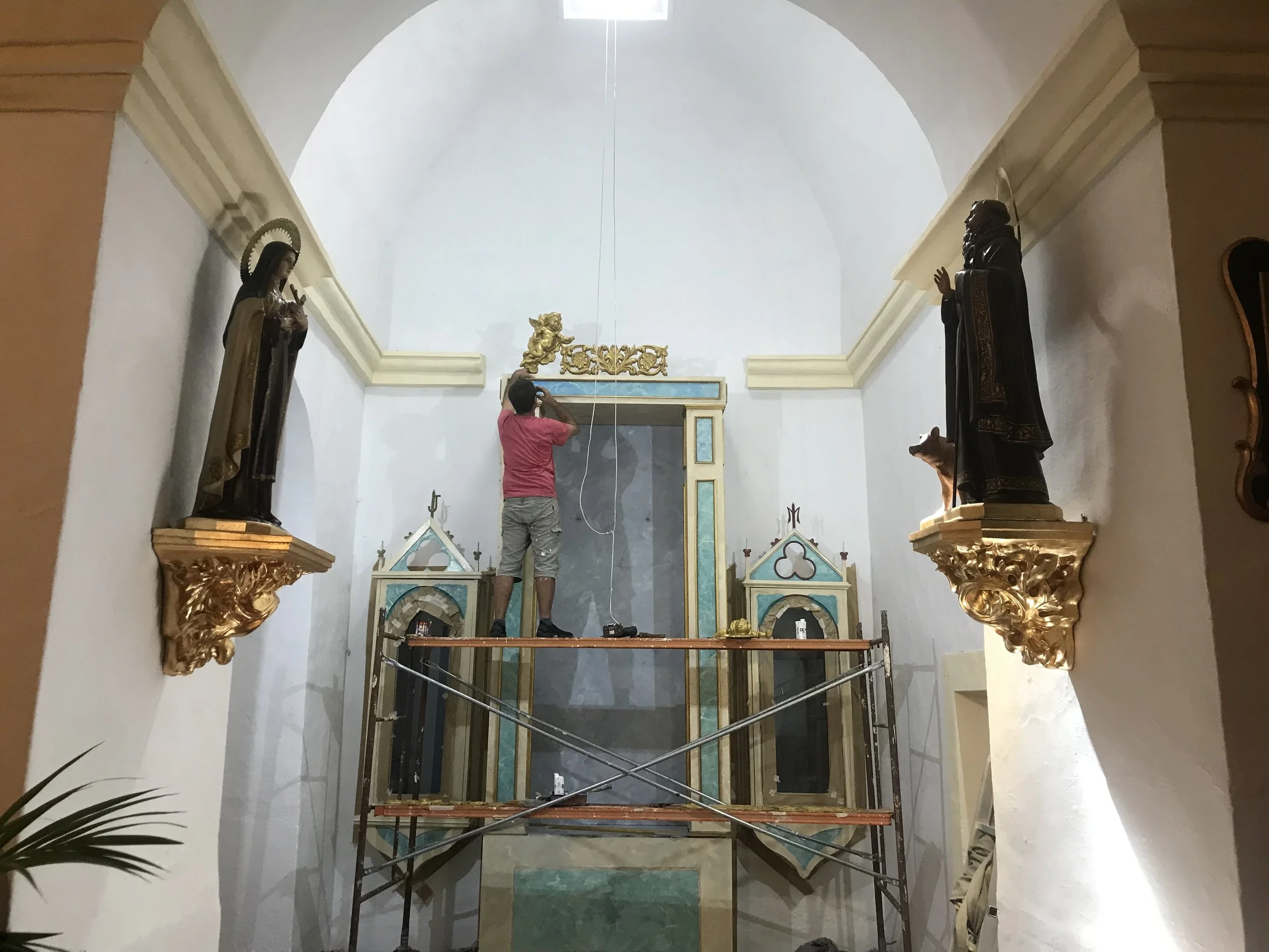 José María Velasco - Restauracion ibiza  Creación y restauración de murales en Ibiza   56.JPG