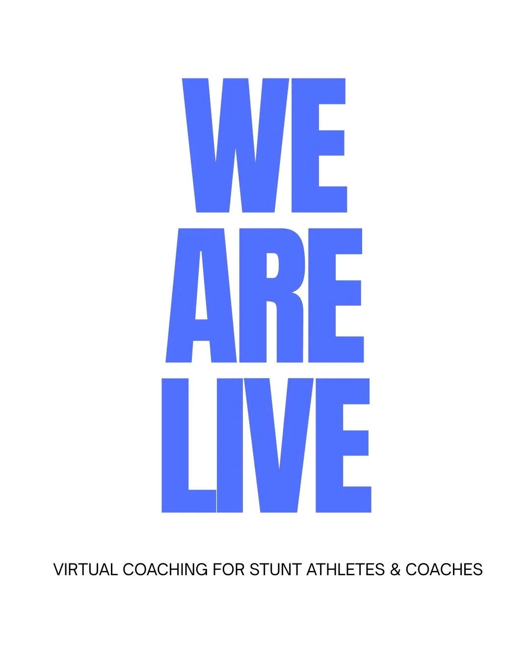 Today we officially launch our stunt coaching platform.

Built by stunt athletes and coaches who actually understand the sport.

This isn&rsquo;t generic stunt advice &mdash; this is stunt-specific coaching that works.

🔗 Link in bio