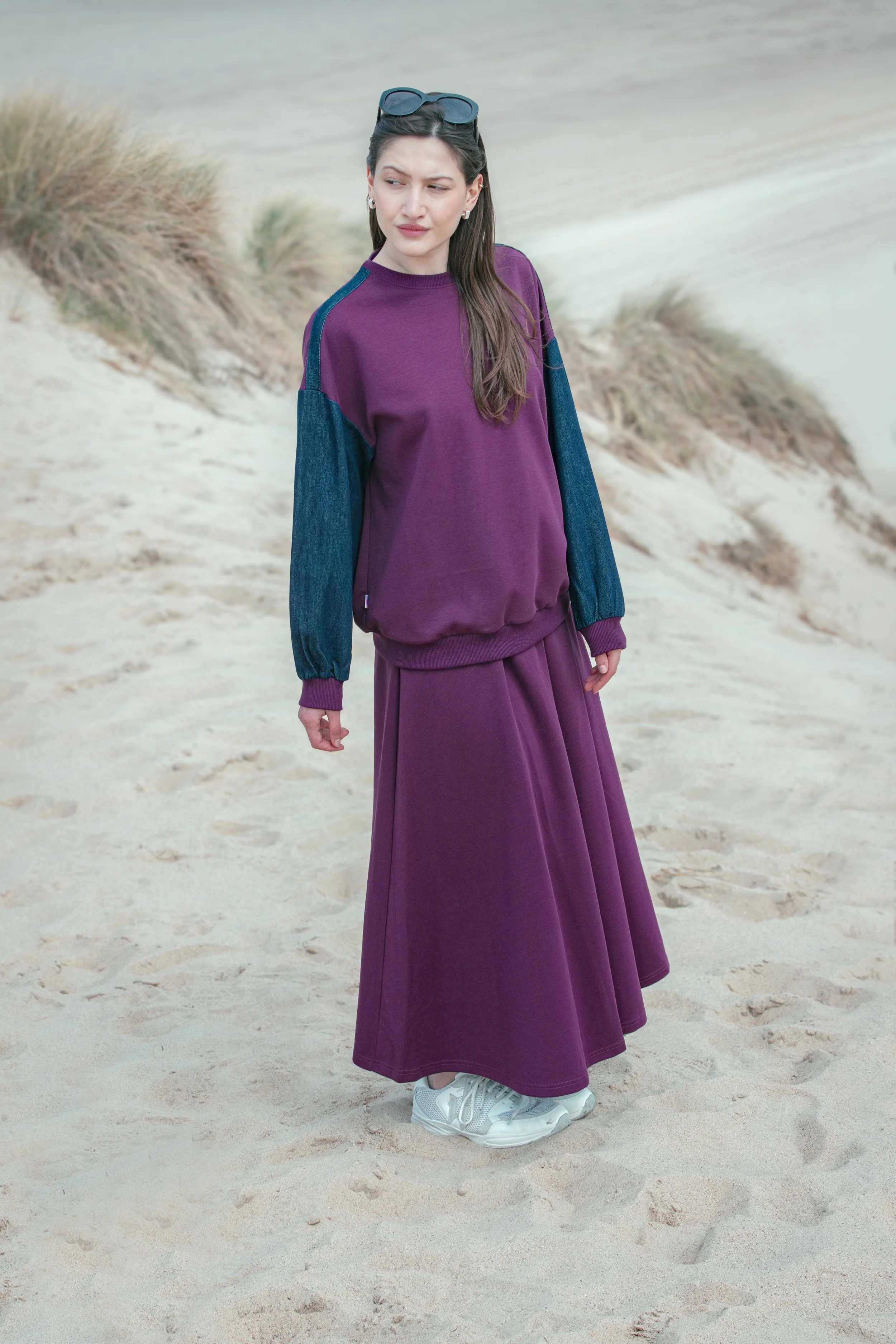 NATALIA SKIRT BORDEAUX